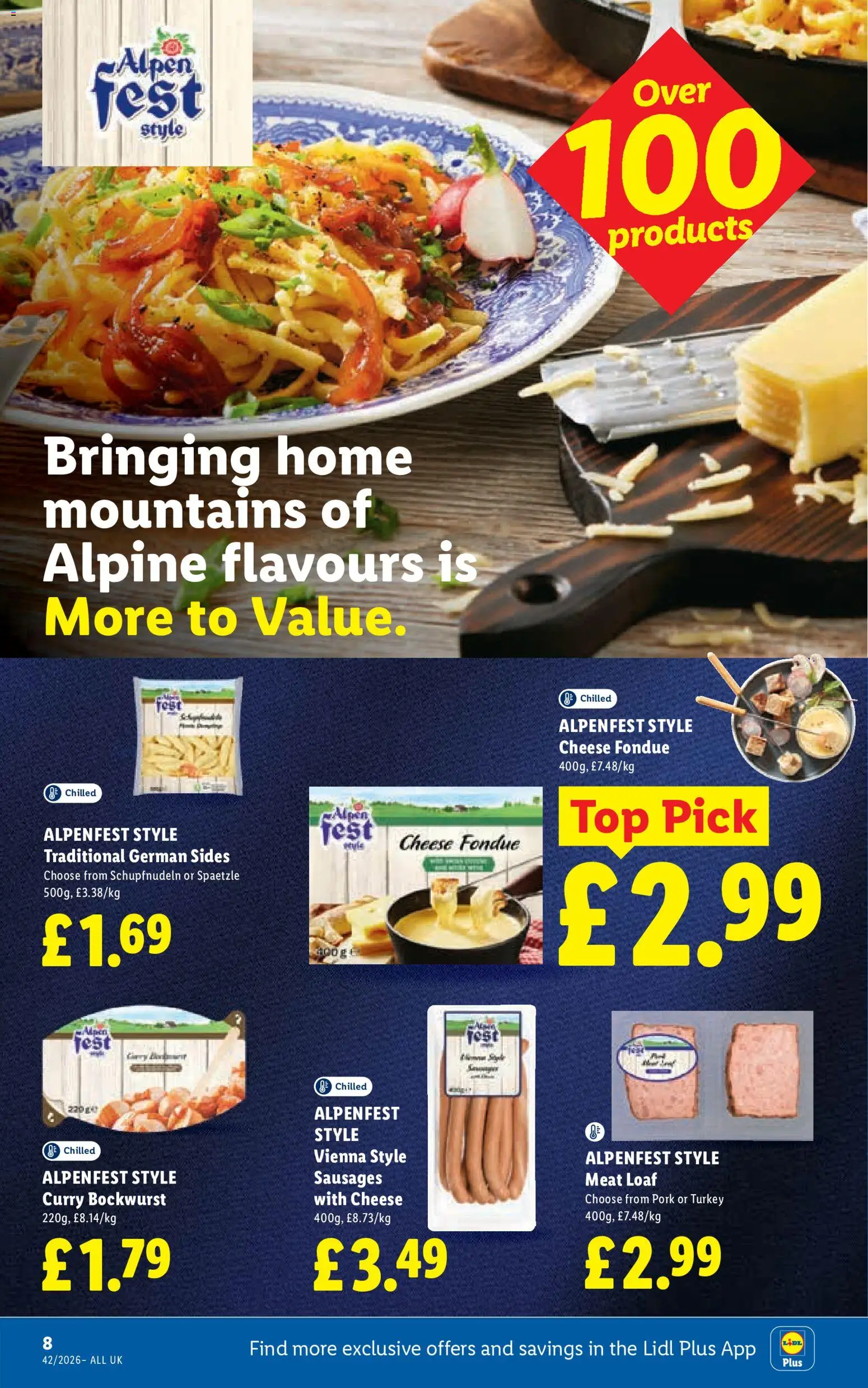 {H1} | Page: 10 | Products: Cheese, Turkey, Meat, Sausages