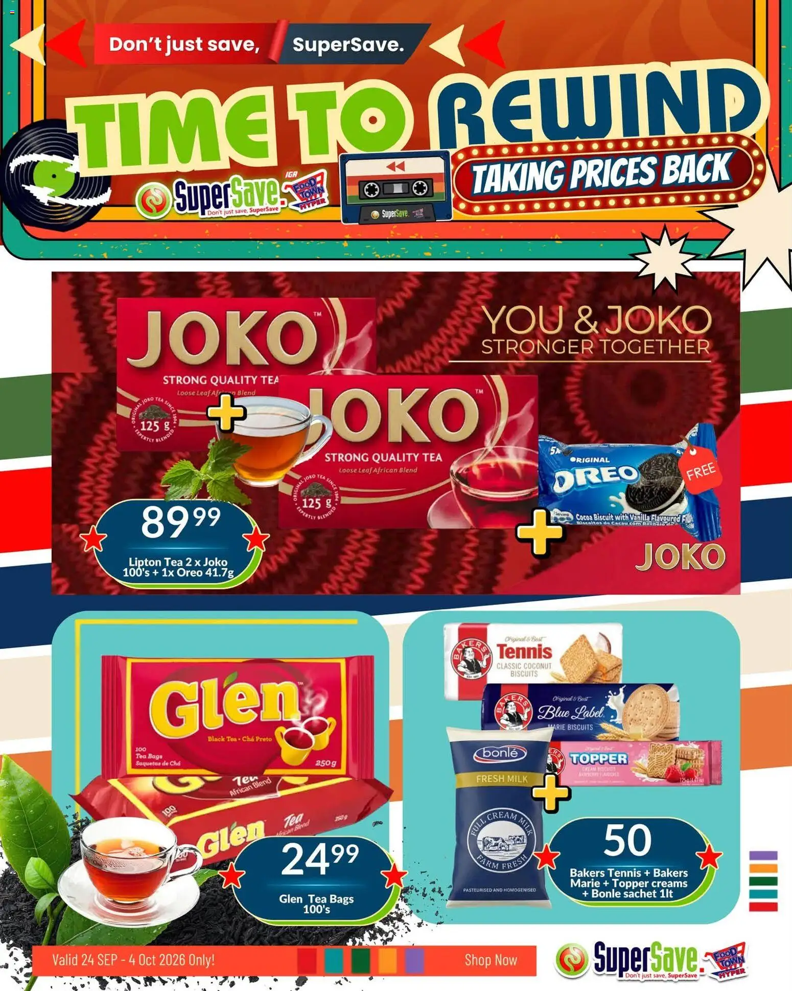 New Super Save catalogue – valid from 24/09/2026 | Page: 34 | Products: Cocoa, Oreo, Milk, Cream