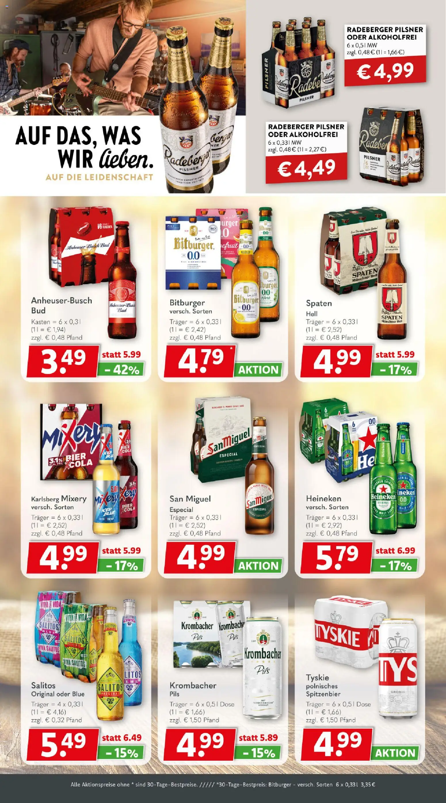 Getränkeland Prospekt – gültig ab 28.09.2026 | Seite: 4 | Produkte: Bitburger, Bier, Burger, Mixery
