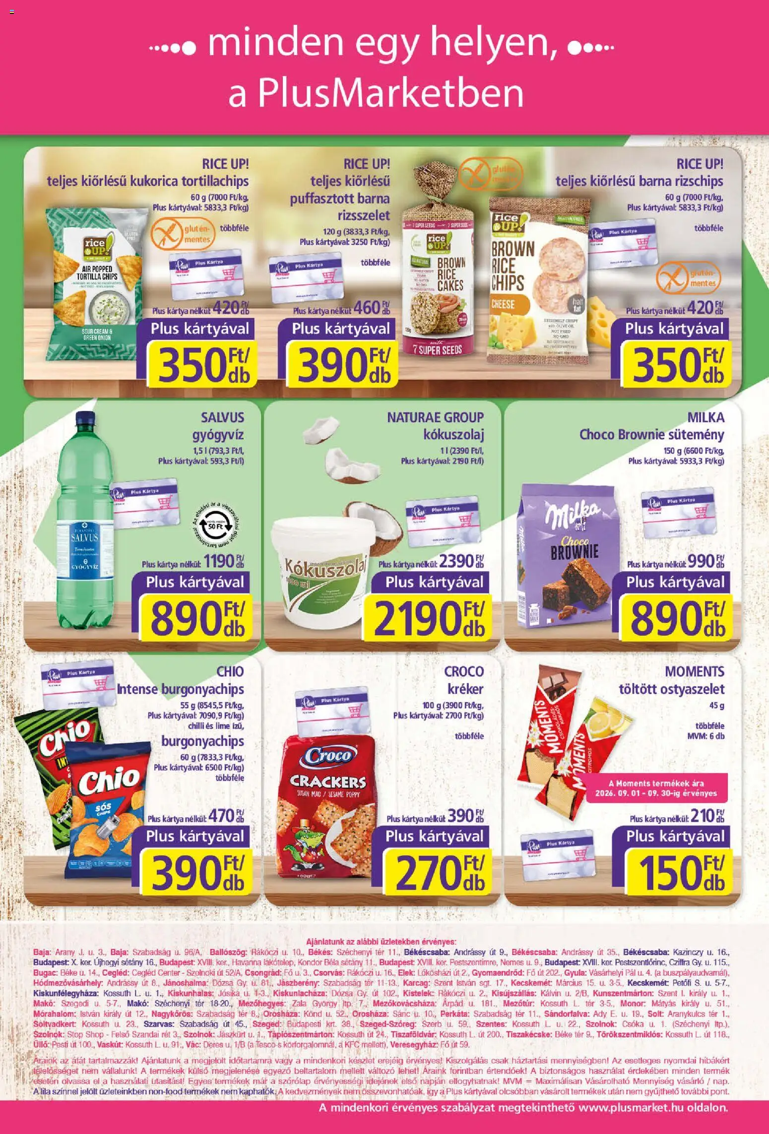 Plus Market akciós ujság - amely érvényes a következő dátumtól: 2026.09.03. | Oldal: 8
