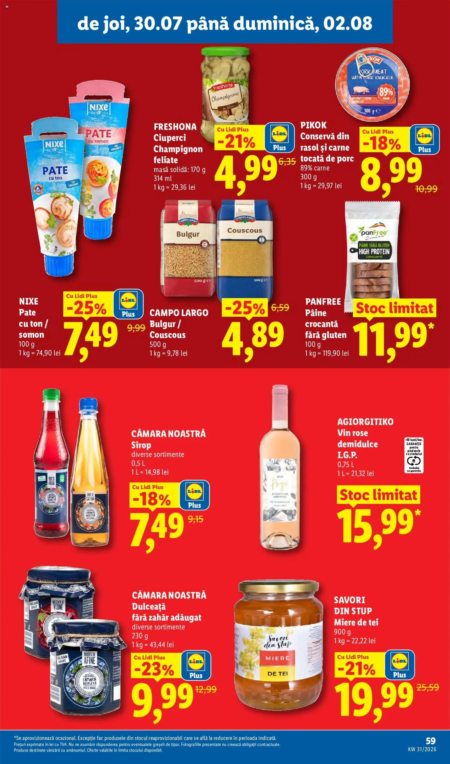 Noul catalog Lidl – valabil de la 27.07.2026 | Pagină: 59
