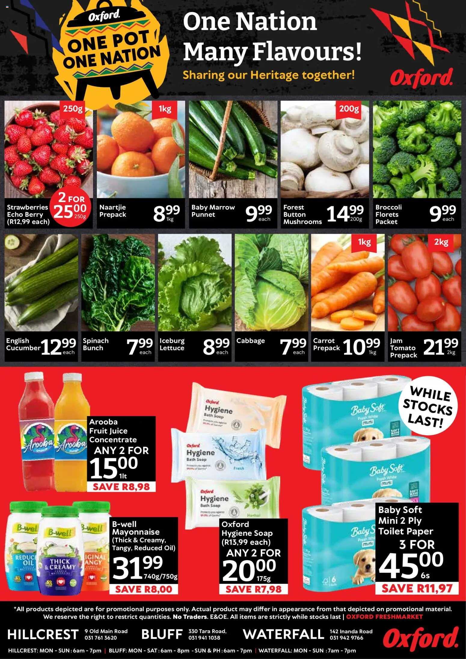 New Oxford Freshmarket catalogue – valid from 05/09/2026 | Page: 2 | Products: Broccoli, Oil, Strawberries, Lettuce