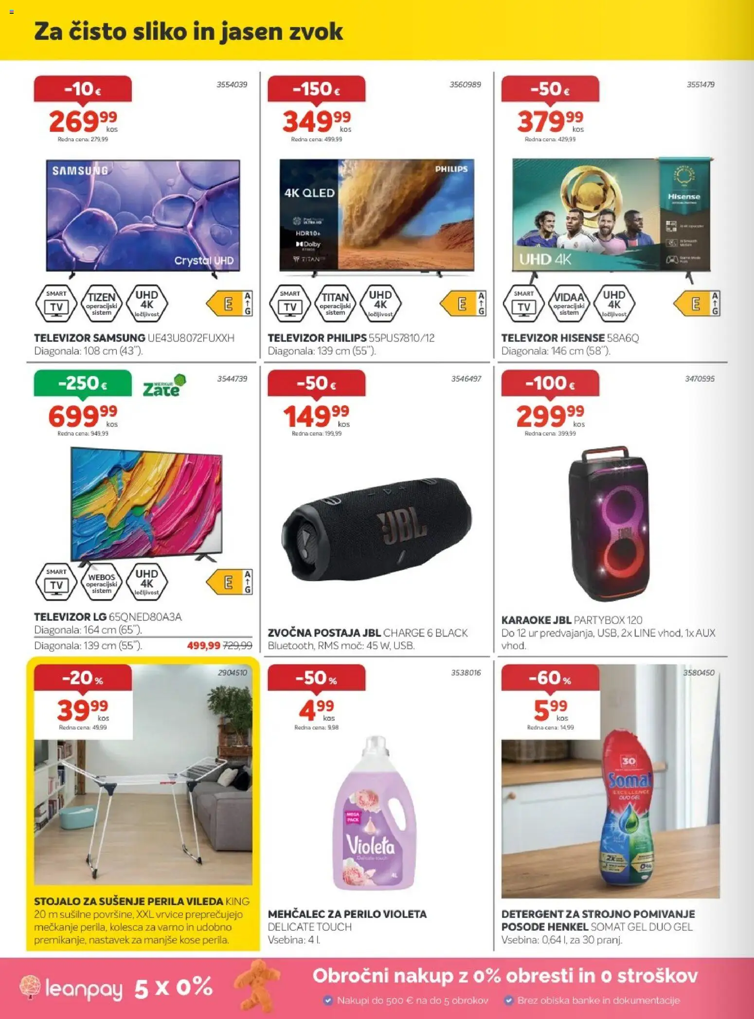 Novi Merkur katalog ponudbe – veljaven od 06.05.2026 | Stran: 20 | Izdelki: Usb, Mehcalec za perilo, Detergent, Karaoke