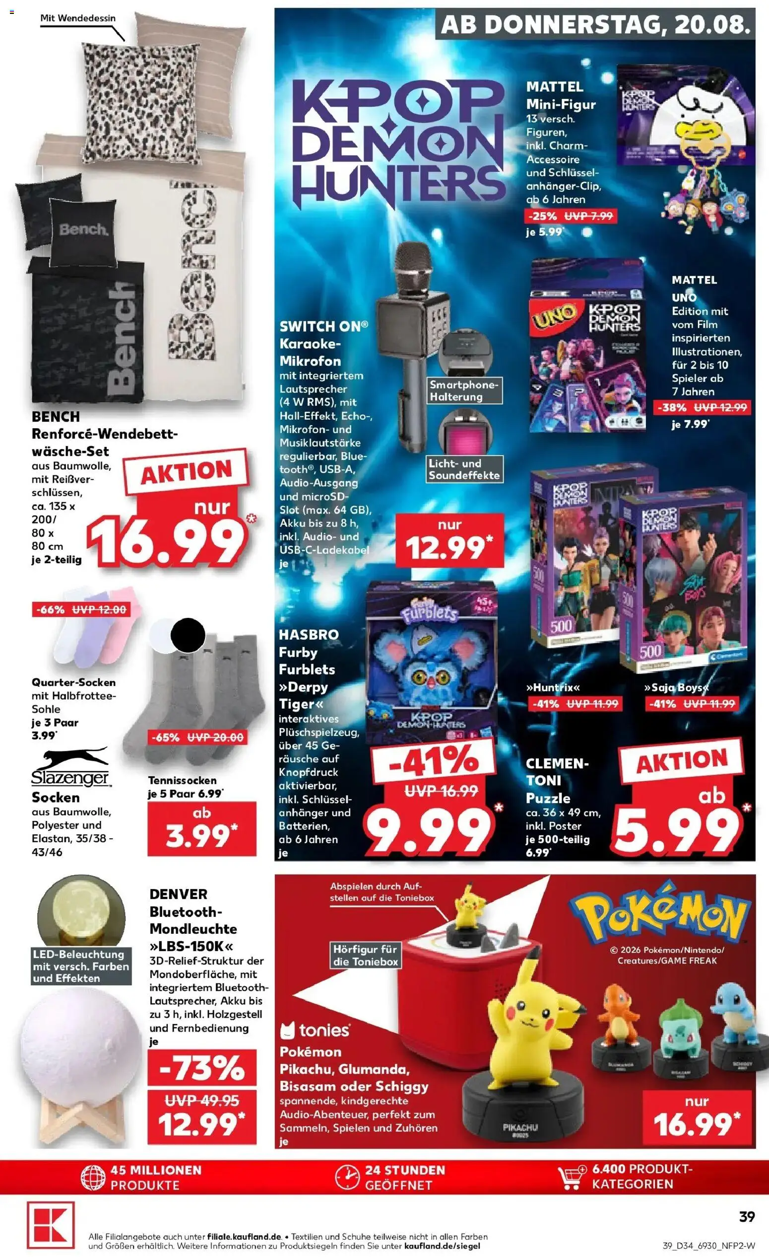 Prospekt Kaufland ab 17.08.2026 » Angebote Online zum Blättern | Seite: 50 | Produkte: Lautsprecher, Socken, Smartphone, Audio