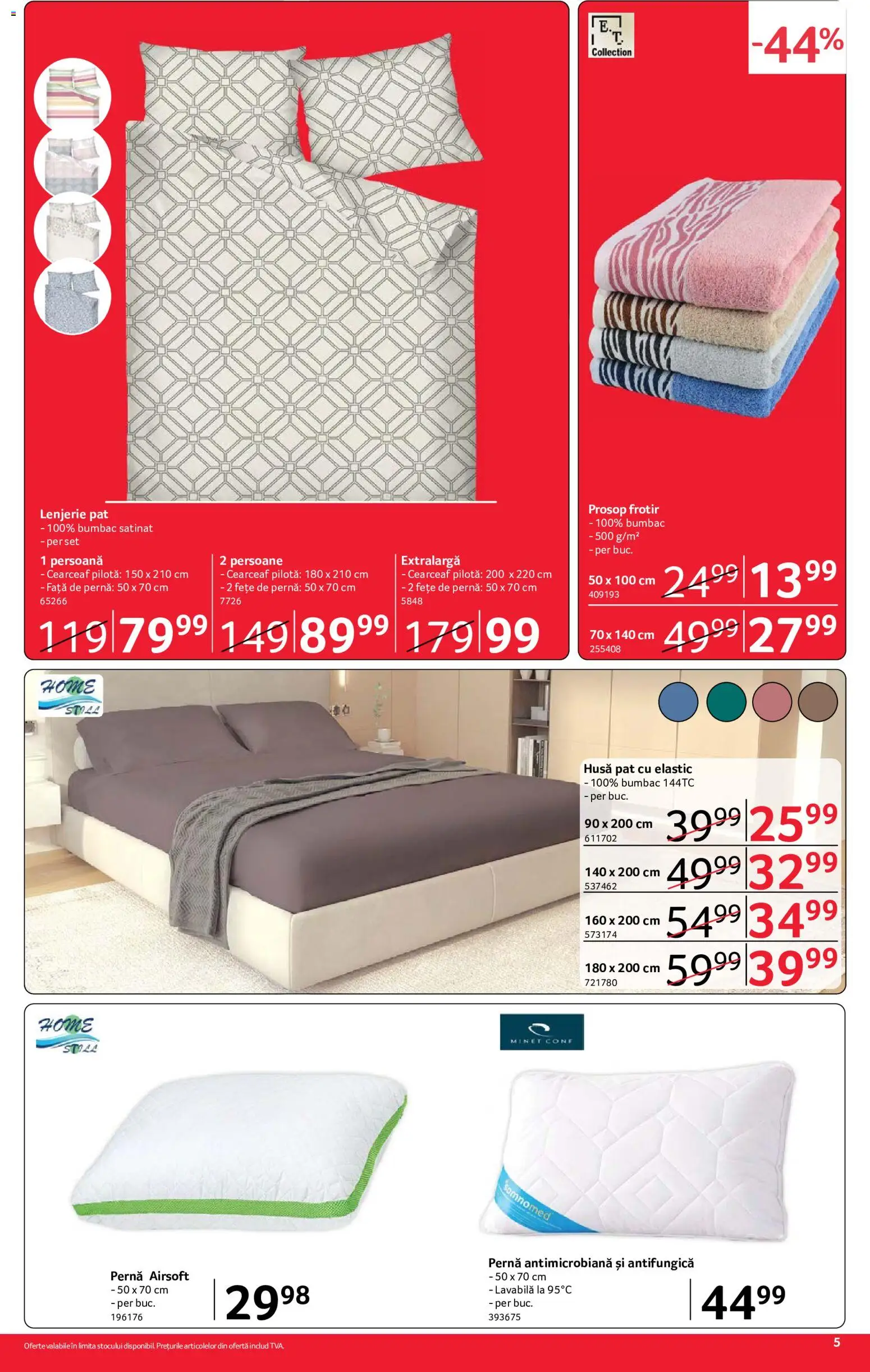 Noul catalog Selgros – valabil de la 07.08.2026 | Pagină: 5 | Produse: Pat, Pernă, Pilotă, Türk kahvesi öğütme değirmeni