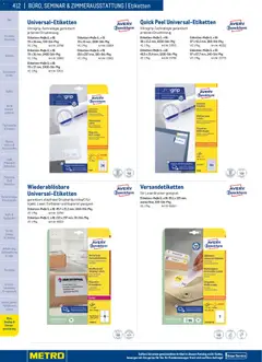 Metro angebote Gastro Non-Food Katalog ab 01.01.2026 gültig | Seite: 412 | Produkte: Bekleidung, Eis, Drucker