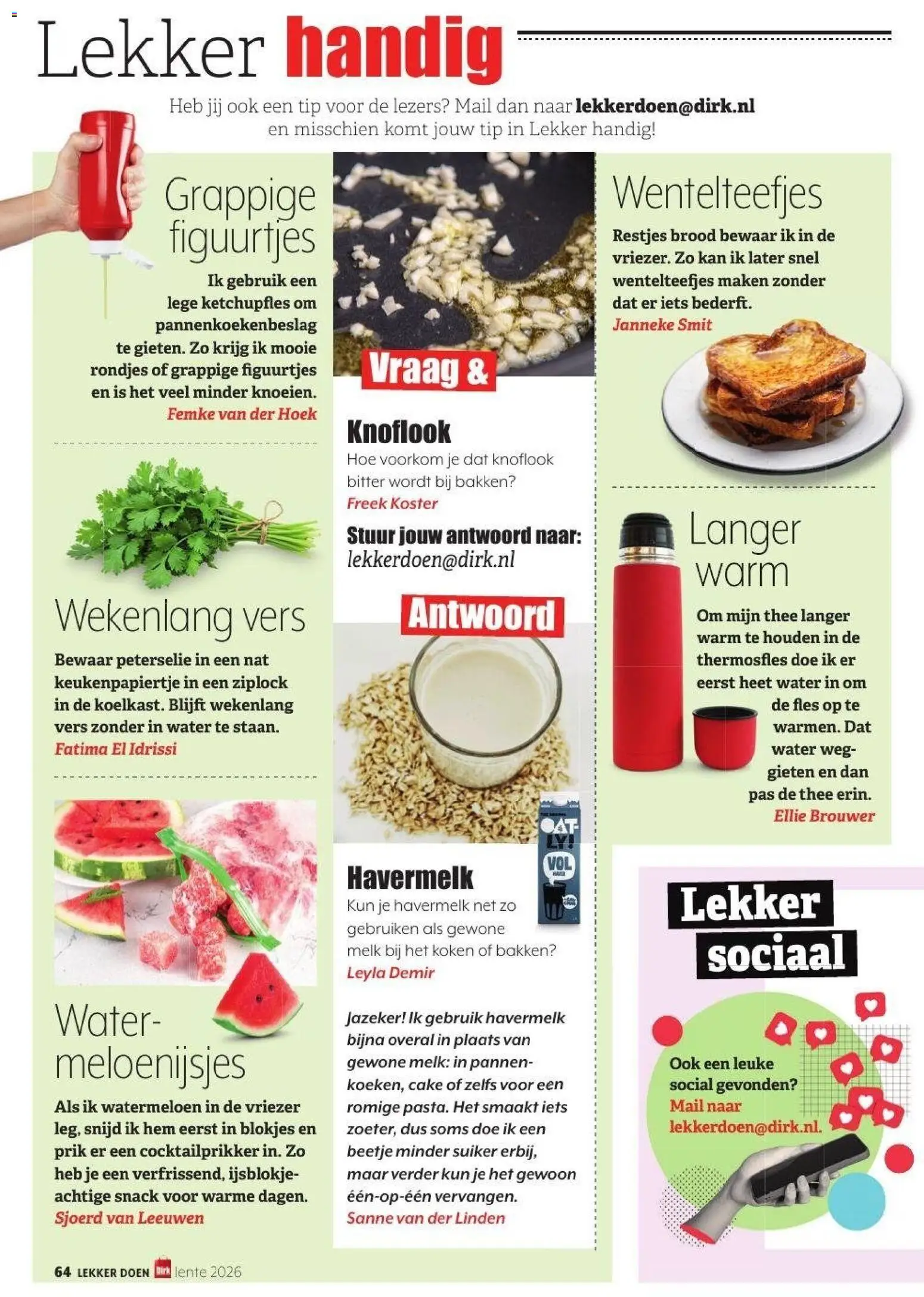 {H1} | Pagina: 64 | Producten: Vriezer, Cake, Melk, Overal