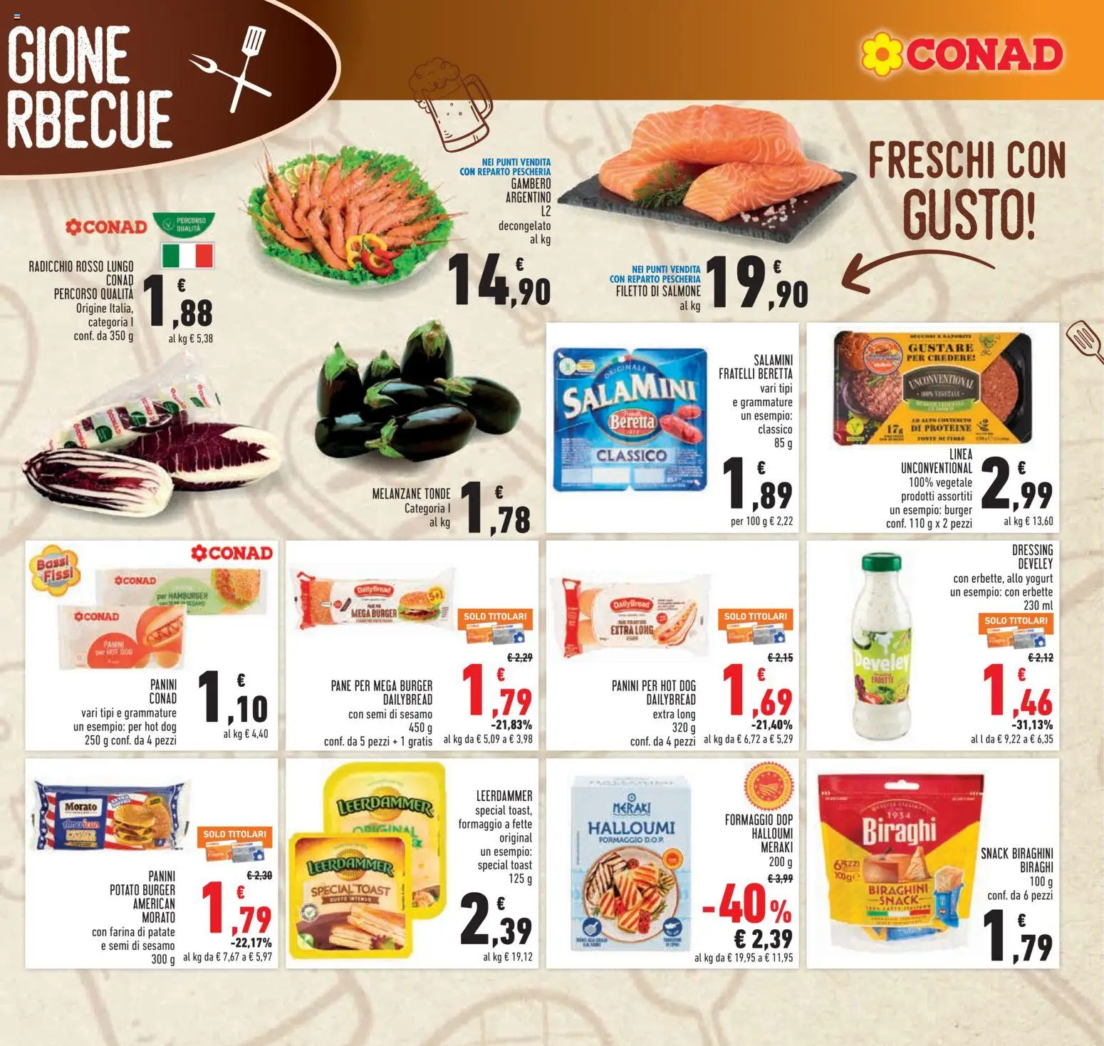 Volantino Conad del 22.04.2026 | Pagina: 7 | Prodotti: Yogurt, Patate, Formaggio, Farina