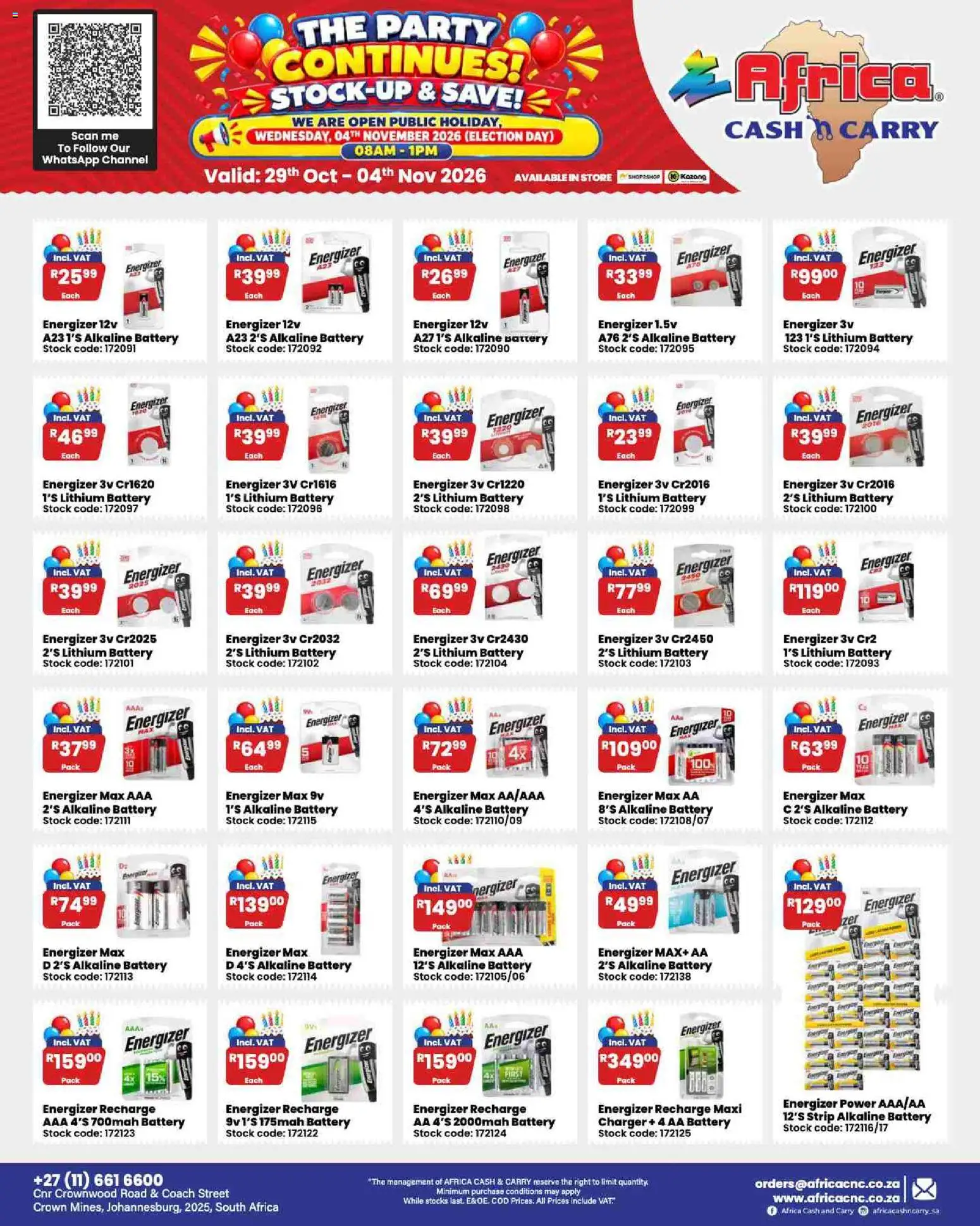 New Africa Cash & Carry catalogue – valid from 29/10/2026 | Page: 60
