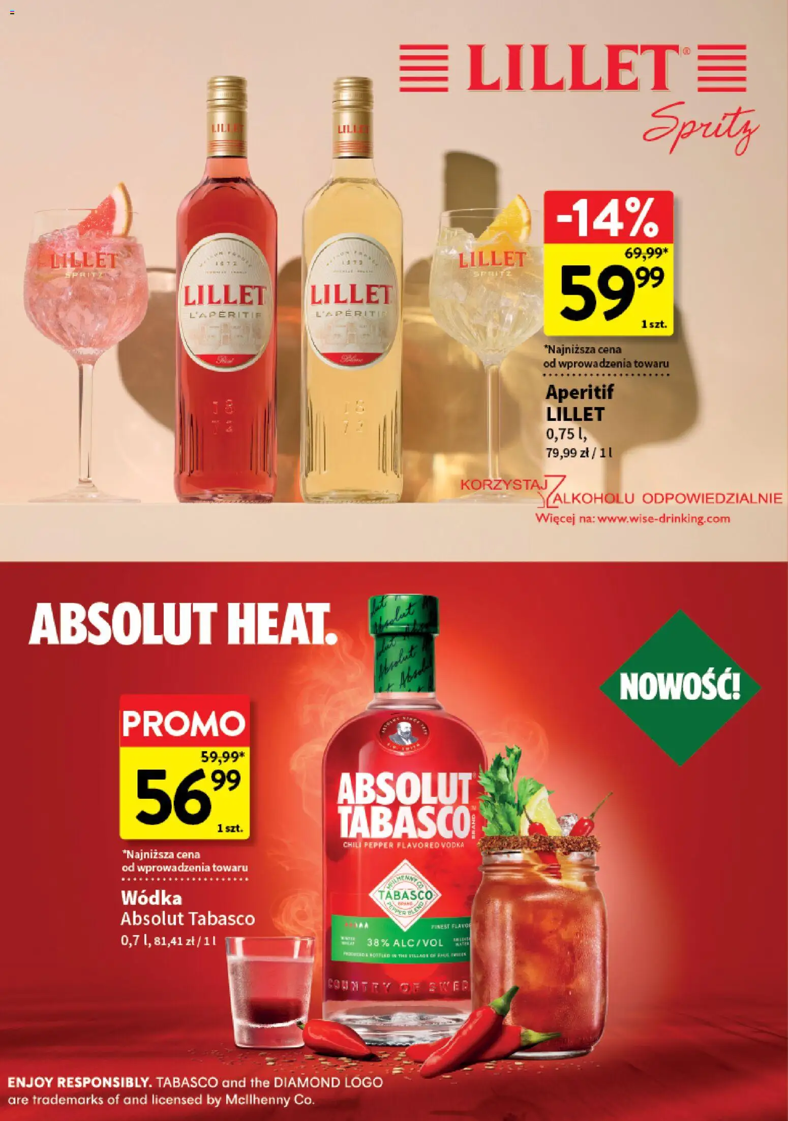 Intermarche gazetka - Lato pełne smaku od 23.07.2026 | Strona: 6 | Produkty: Chili, Tabasco, Vodka, Wódka