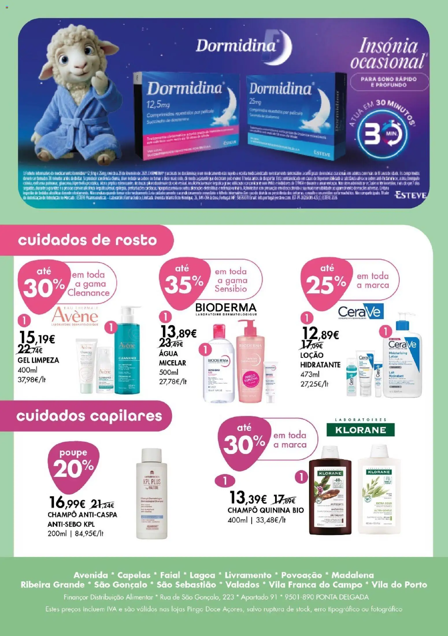 Pingo Doce Bem Estar Regresso à Rotina Açores │ válido de 27/08/2026 | Página: 4 | Produtos: Agua, Champô, Champô anticaspa