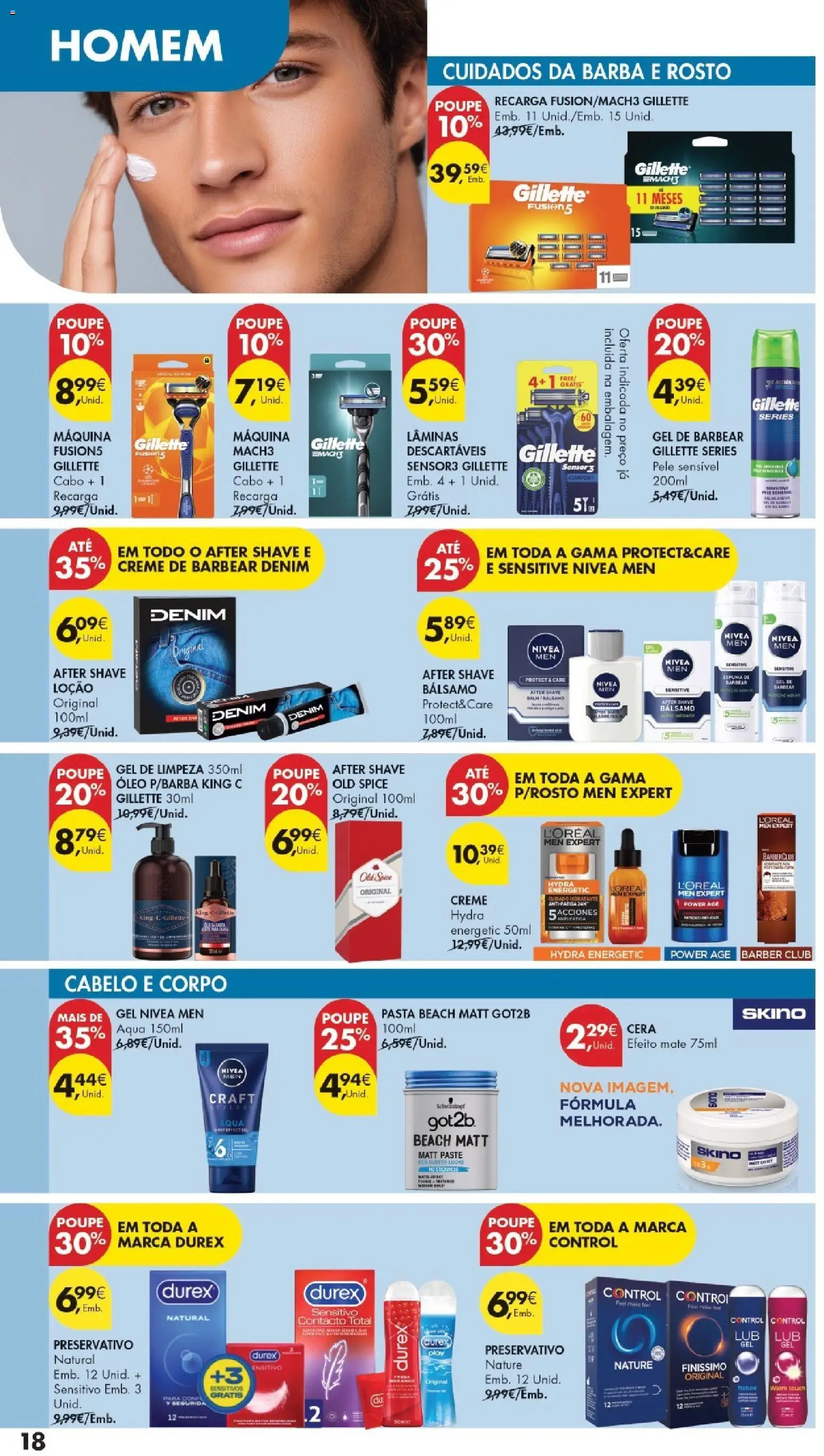 Pingo Doce Regresso às Aulas 2026 Hipers │ válido de 22/09/2026 | Página: 18 | Produtos: Cera, Óleo, Creme, Gel de limpeza
