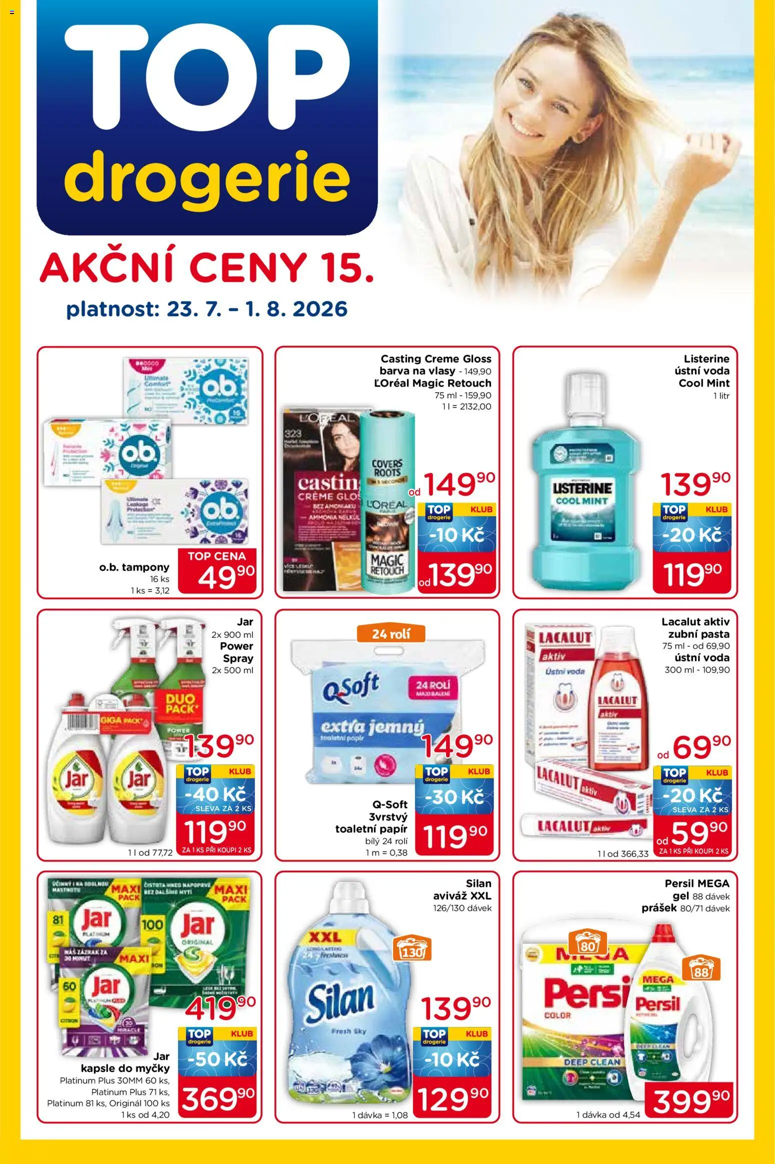 Top drogerie leták od 23.07.2026 catalogue cover