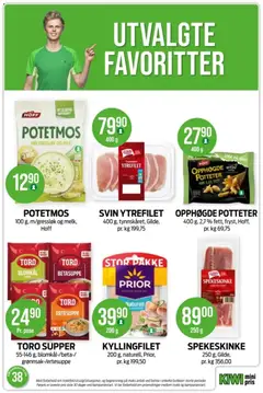 Forhåndsvisning av KYLLINGFILET, 200 g, naturell, Prior, pr. kg 199,50 gyldig fra 14/09/2026 | Side: 9