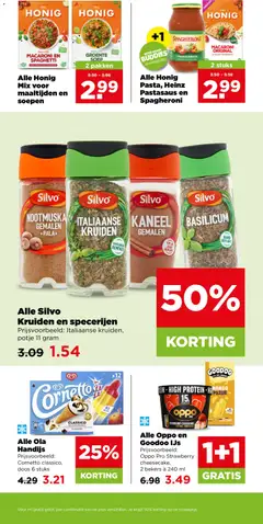 Alle Honig Mix voor maaltijden en soepen, Basis voor groente soep - Voorbeeld van een folder van Plus, geldig van 09-09-2026 | Pagina: 32 | Producten: Pasta, Spaghetti, Ijs, Kaneel