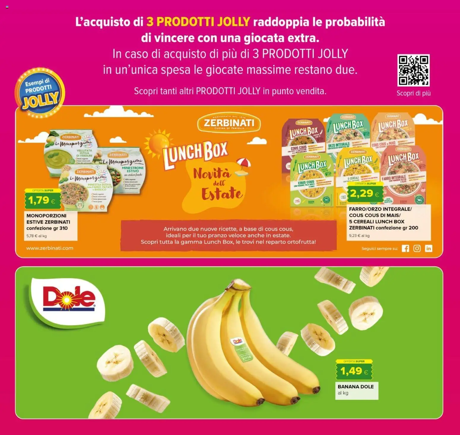 Volantino Oasi del 02/07/2026 | Pagina: 3 | Prodotti: Minestrone, Ceci, Basilico, Farro