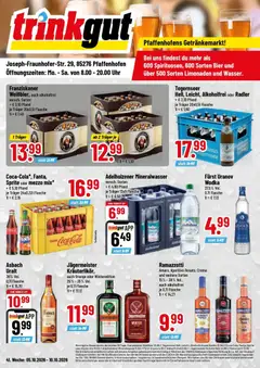 Trinkgut - trinkgut: Wochenangebote ab 05.10.2026 gültig