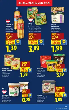 FRESHONA Ananas Scheiben, Ananas Scheiben in eigenem Saft ab 17.09.2026 gültig | Seite: 46 | Produkte: Gemüse, Zucker, Creme, Saft