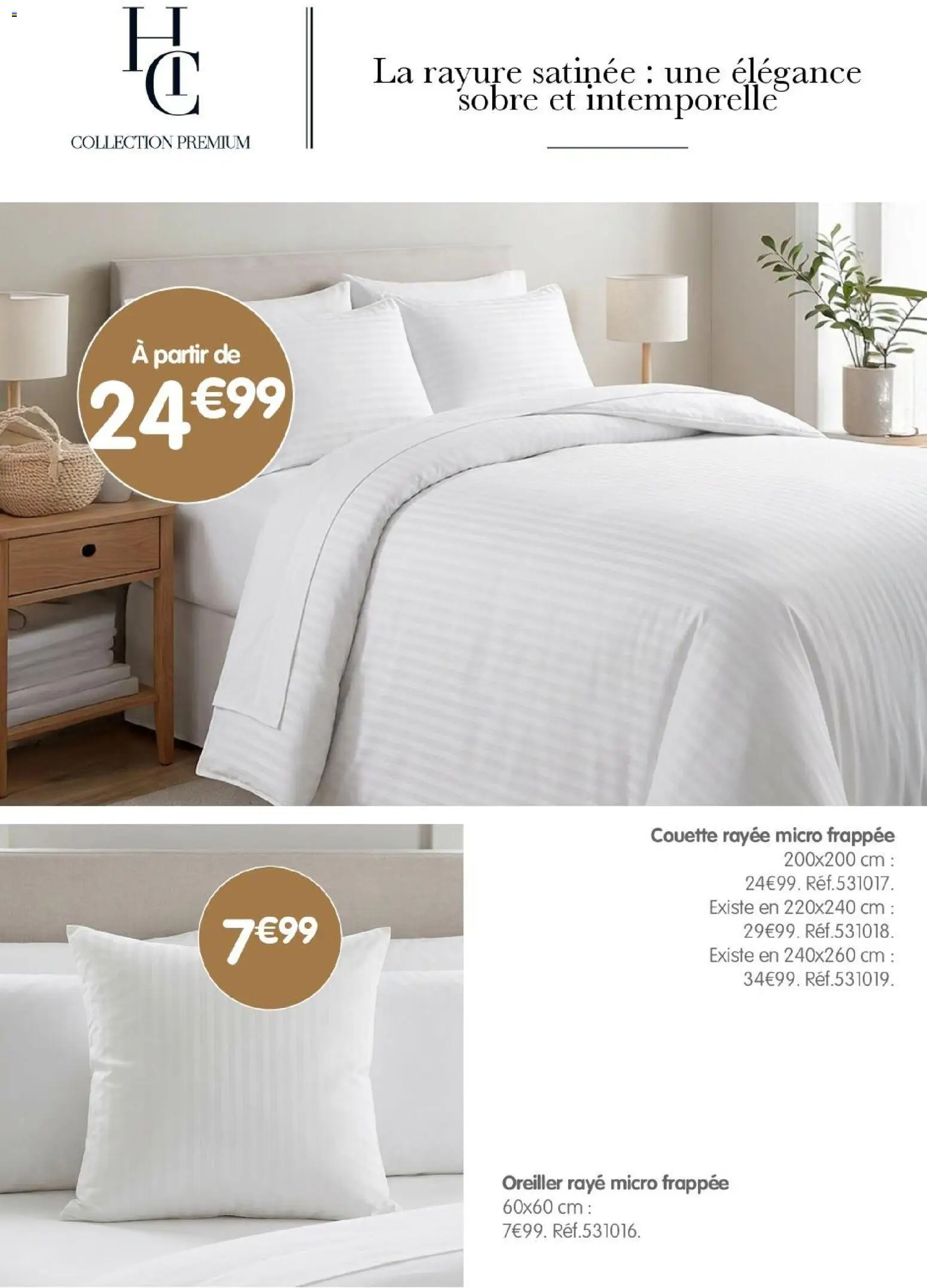 {H1} | Page: 9 | Produits: Oreiller, Couette