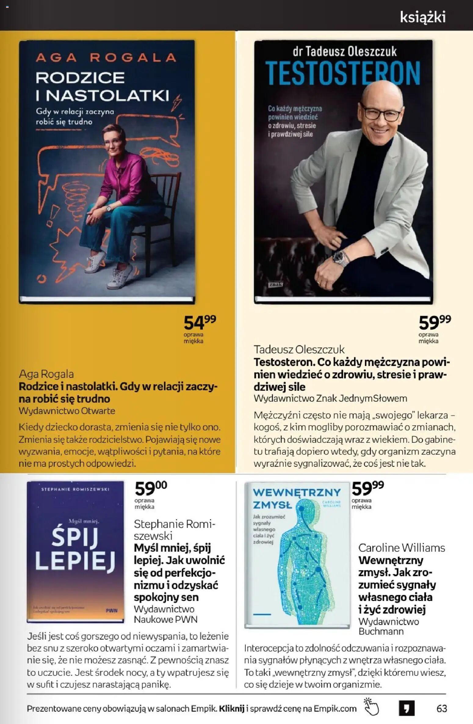 Empik promocje - Tom kultury Książki od 23.09.2026 | Strona: 63 | Produkty: Książki