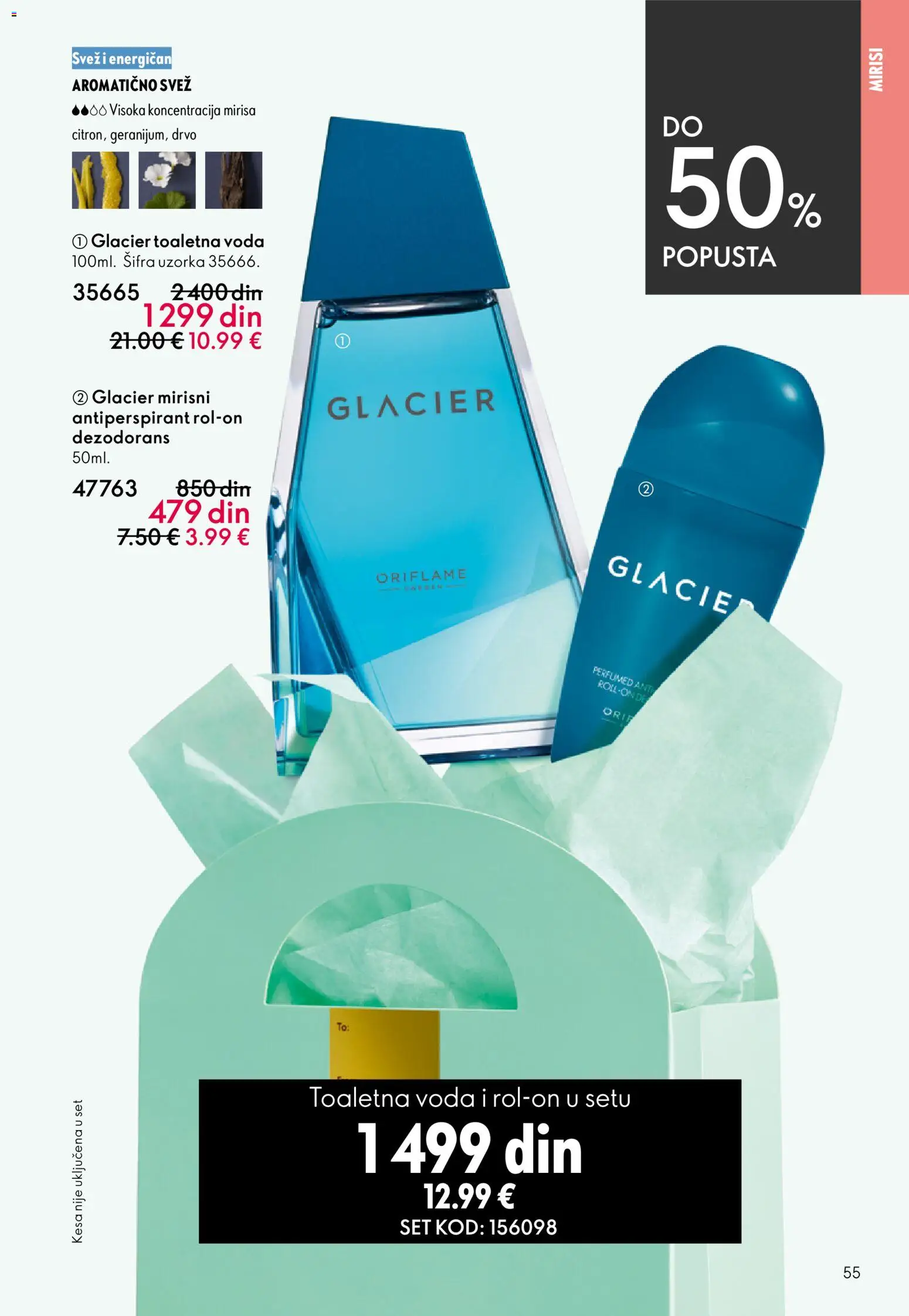 Oriflame katalog - važi od 03.06.2026 | Strana: 55 | Proizvode: Toaletna voda, Voda, Dezodorans, Antiperspirant
