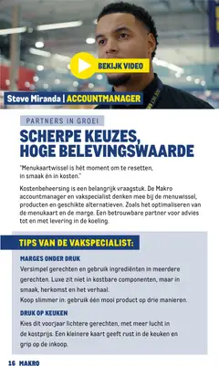 Makro folder - Horeca Magazine - Voorbeeld van een folder van Makro, geldig van 20.04.2026 | Pagina: 16 | Producten: Kaart, Video, Citrompótló tabletta
