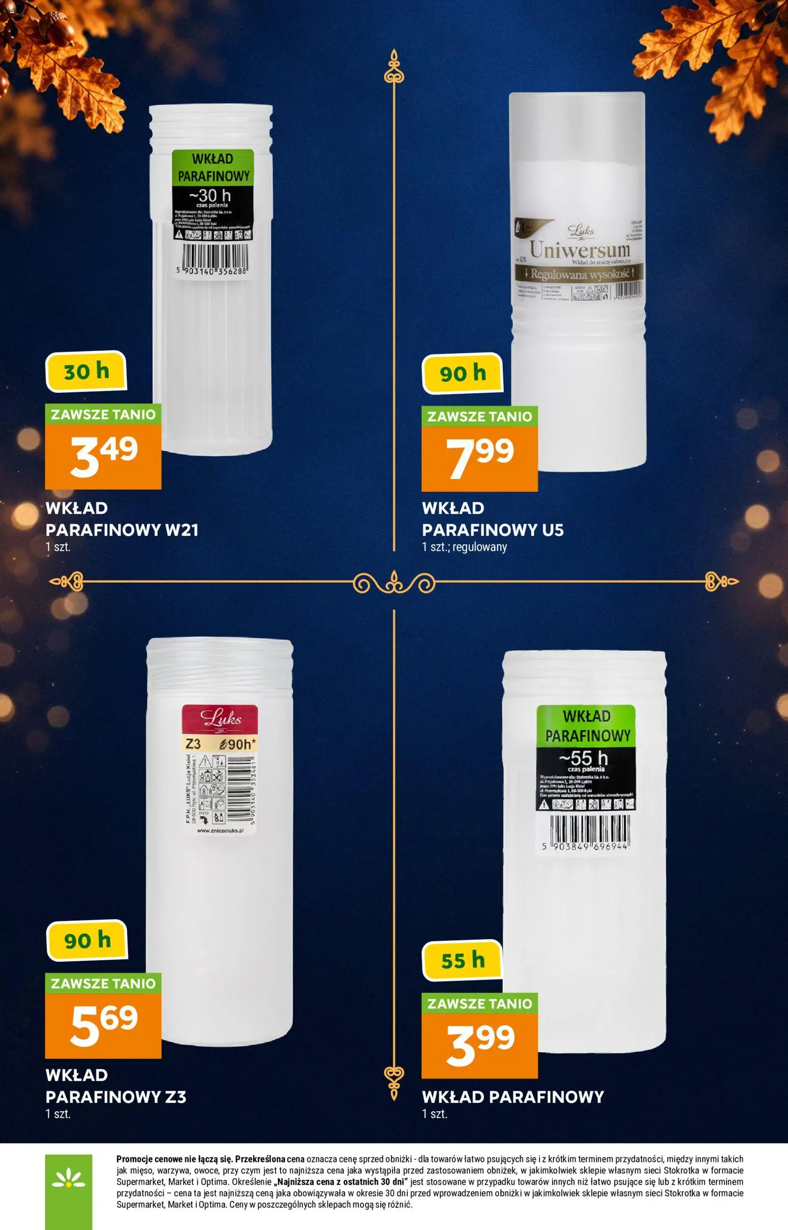 Stokrotka gazetka - Katalog Znicze II od 15.10.2026 | Strona: 10 | Produkty: Stokrotka, Kisiel