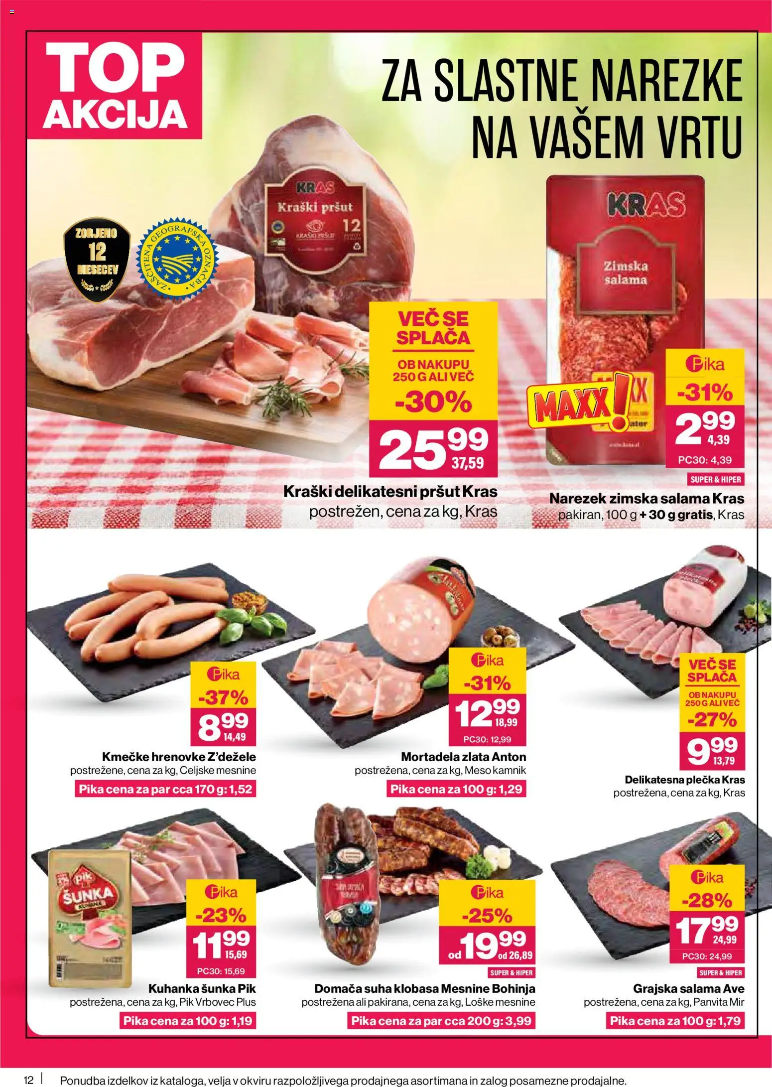 Novi Mercator katalog ponudbe – veljaven od 04.06.2026 | Stran: 12