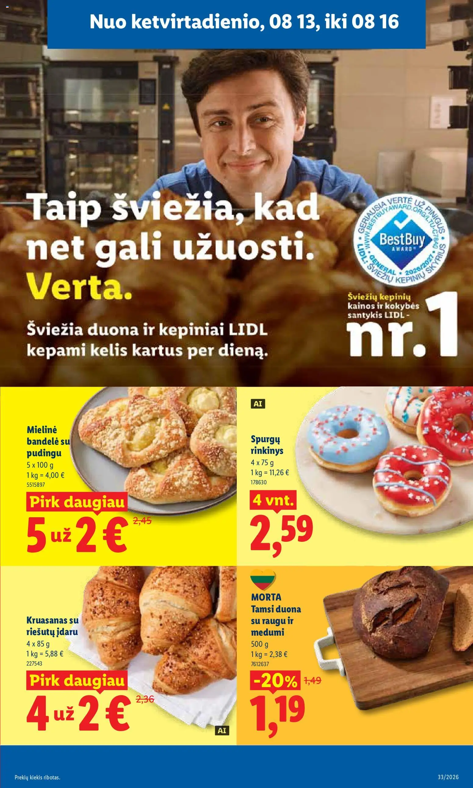 LIDL akcijos nuo 2026.08.10 | Puslapis: 33