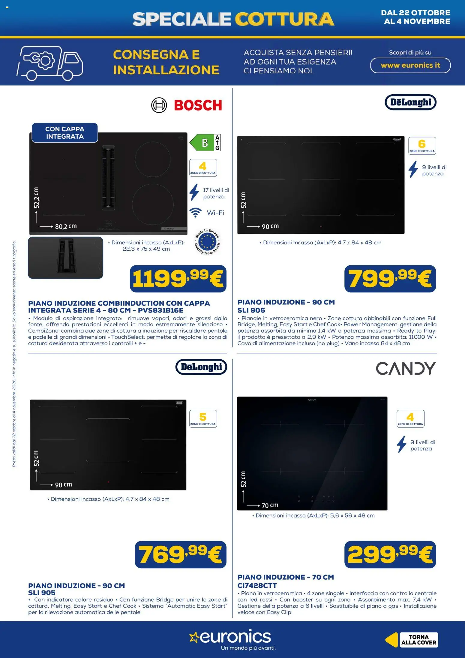 Volantino Euronics del 22/10/2026 | Pagina: 11 | Prodotti: Pentole, Cavo