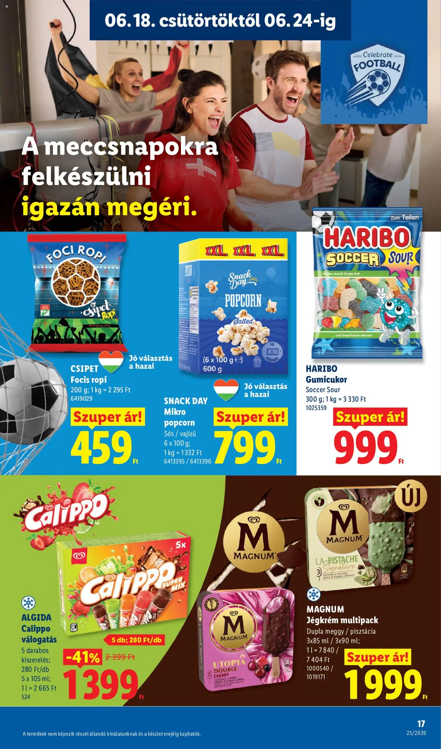 Lidl akciós ujság - amely érvényes a következő dátumtól: 18.06.2026 | Oldal: 17