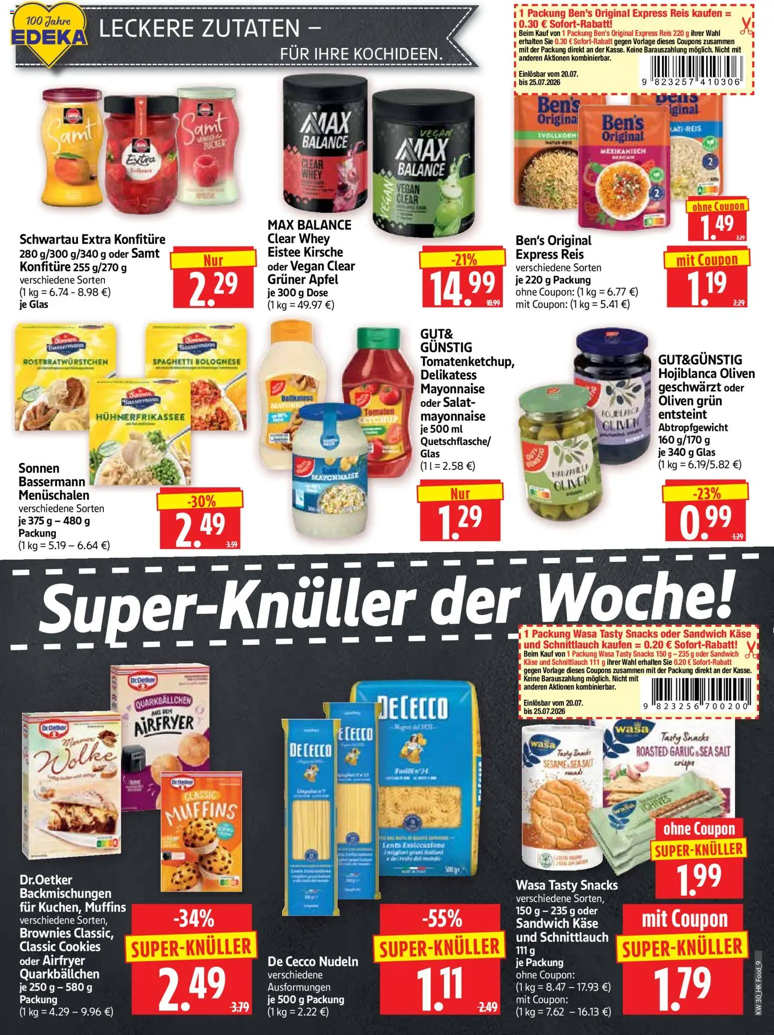 HERKULES Prospekt – gültig ab 20.07.2026 | Seite: 9 | Produkte: Käse, Mayonnaise, Ketchup, Salat