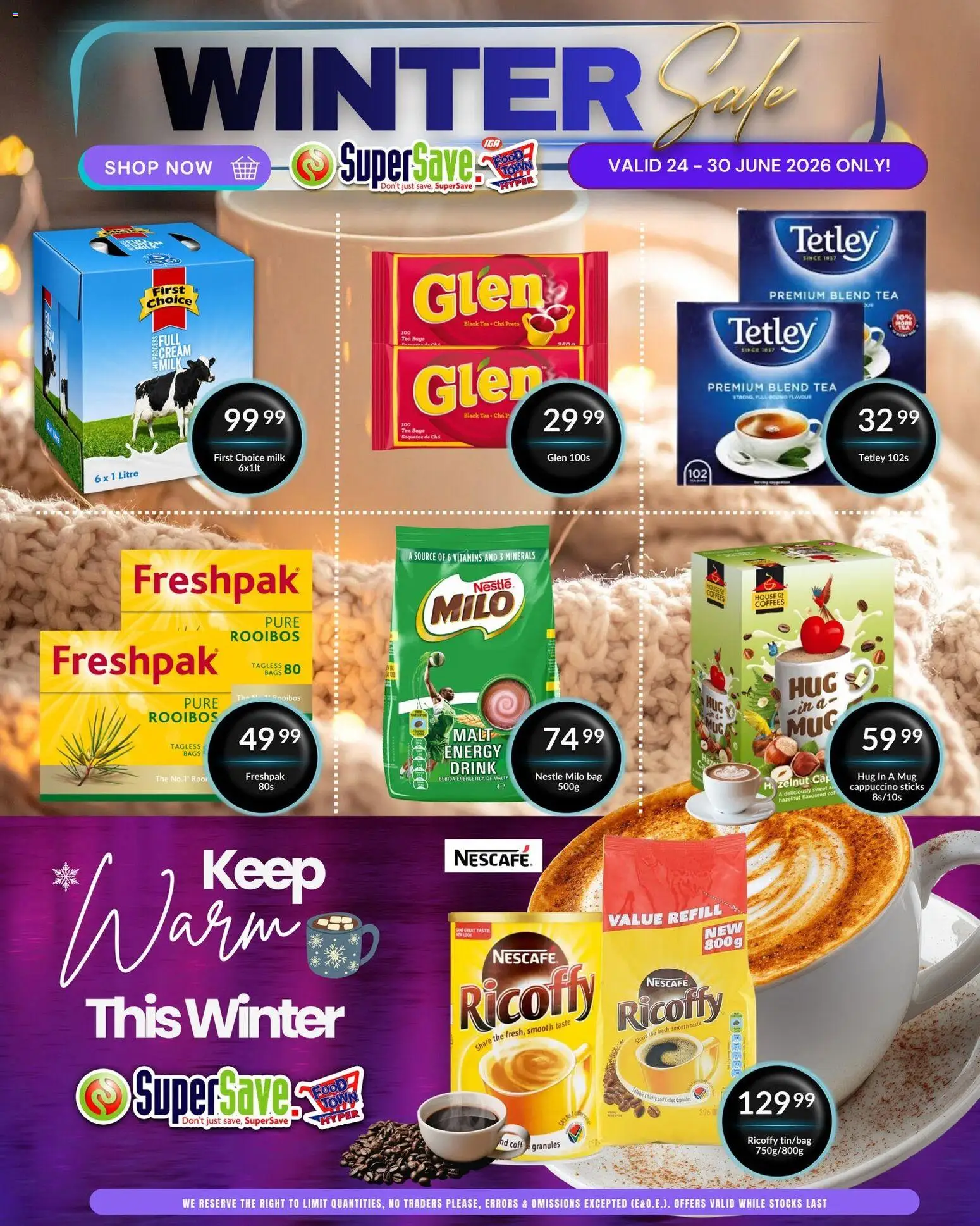 New Super Save catalogue – valid from 24/06/2026 | Page: 10 | Products: Bag, Coffee, Mug, Tea