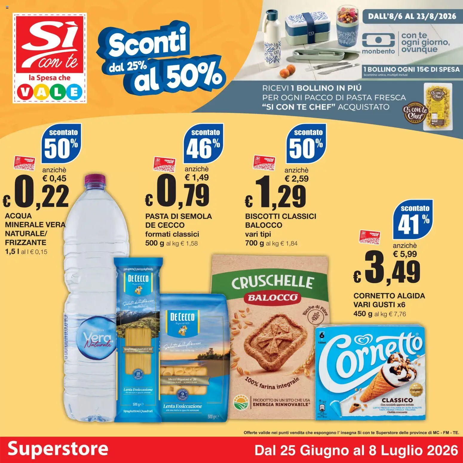 Volantino Sì con Te del 25/06/2026 | Pagina: 1