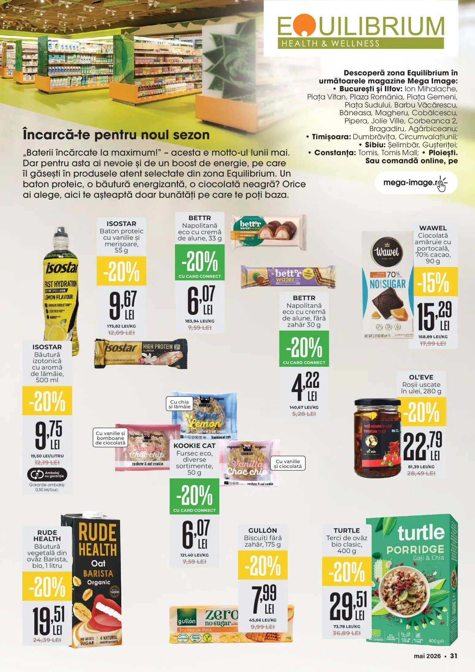 Noul catalog Mega Image – valabil de la 23.04.2026 | Pagină: 31 | Produse: Cremă, Ulei, Ciocolată, Zahăr