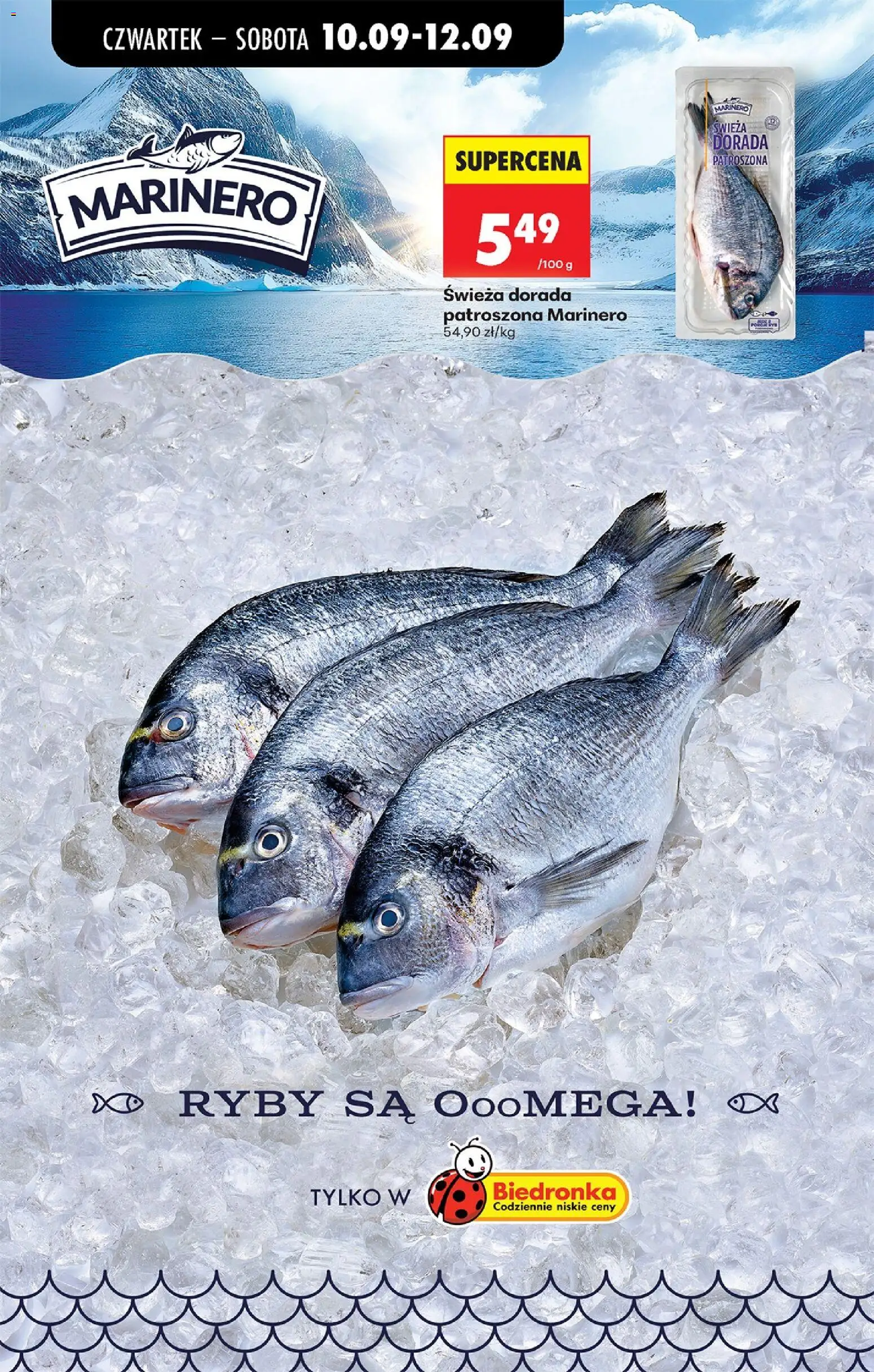 Biedronka Polsko leták - Codziennie niskie ceny od 10.09.2026 | Strana: 33 | Produkty: Ryby