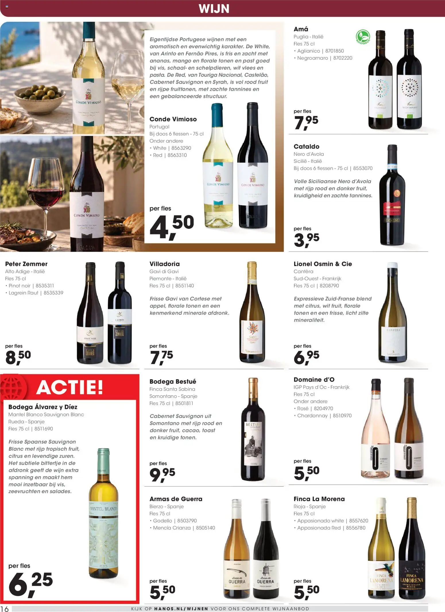 {H1} | Pagina: 16 | Producten: Wijn, Toast, Fles, La
