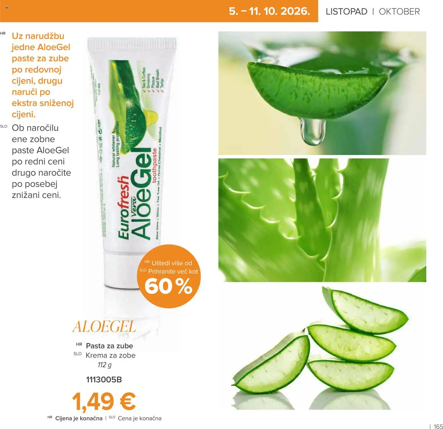 Farmasi katalog | vrijedi od 01.09.2026 | Stranica: 165 | Proizvodi: Pasta za zube, Krema, Pasta