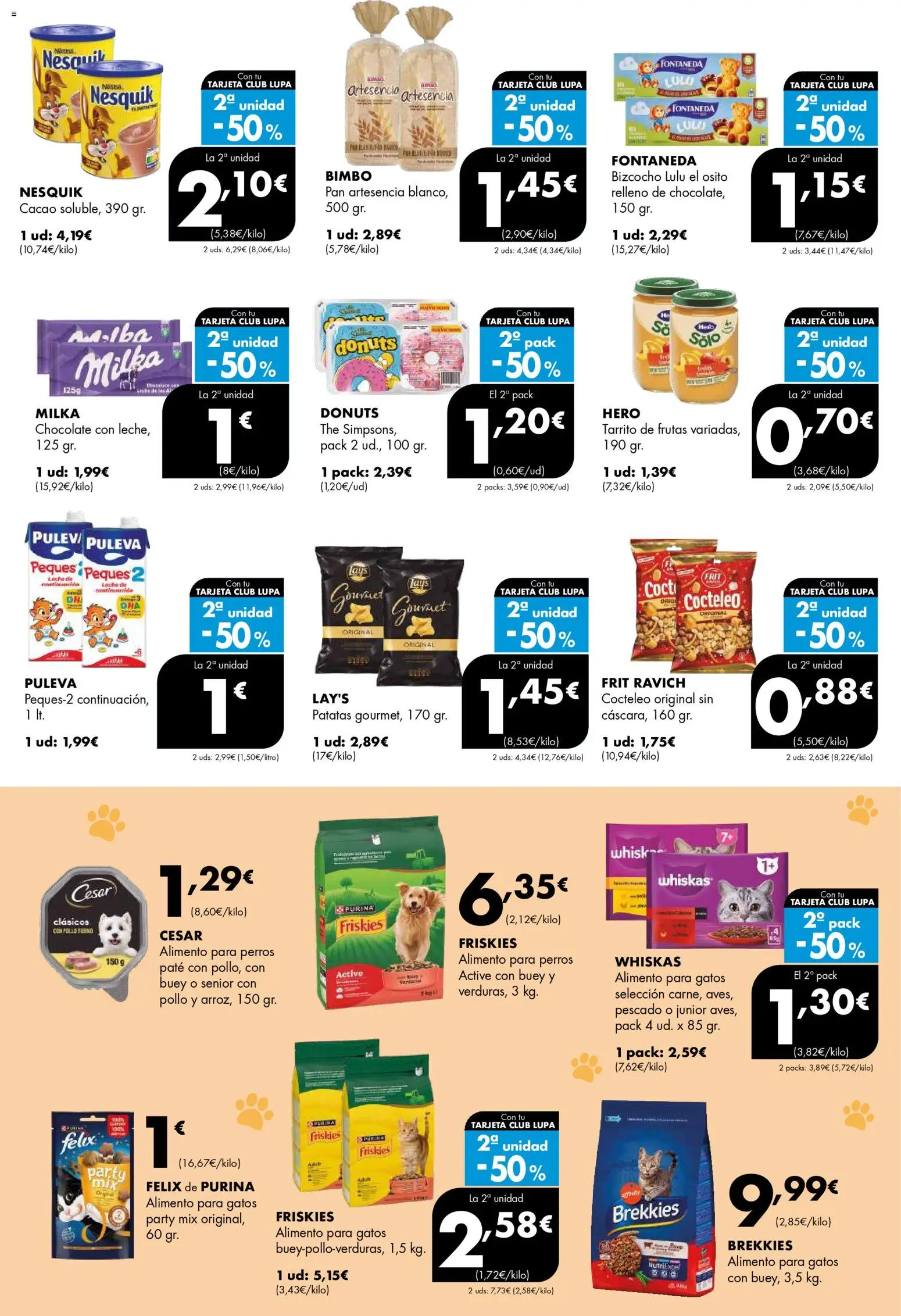 Lupa Supermercados folleto │ válido desde el 09.04.2026 | Página: 11 | Productos: Chocolate, Paté, Pescado, Donuts