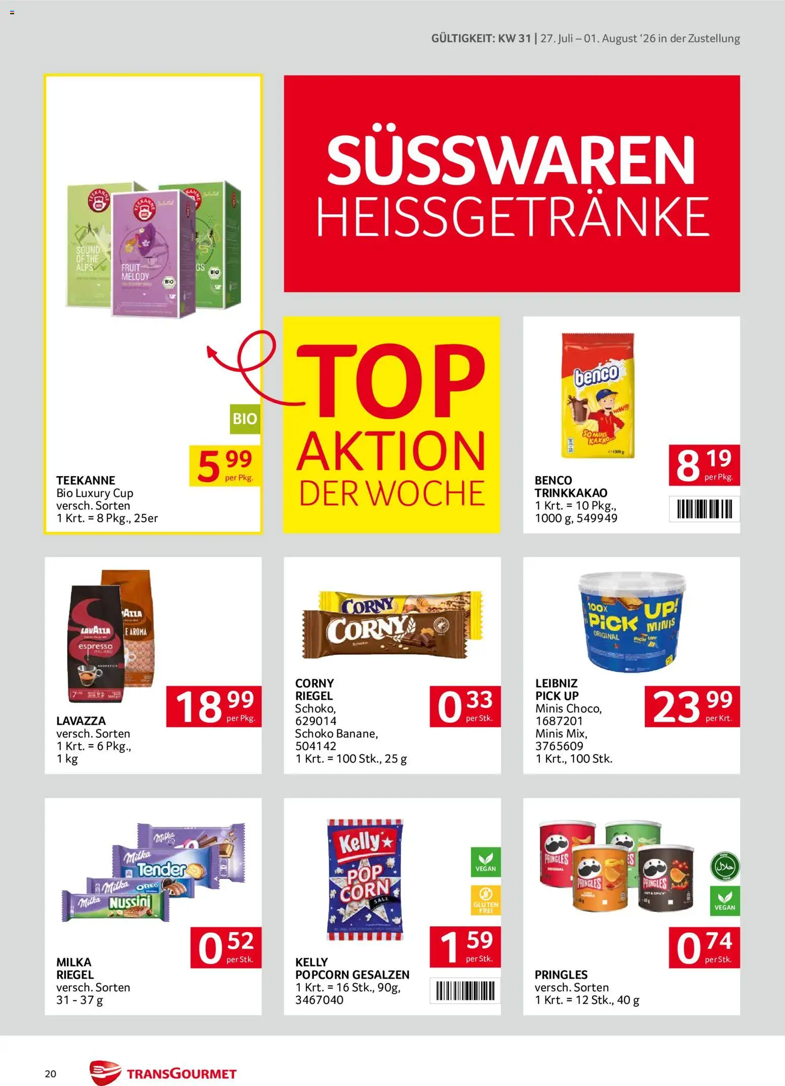 Transgourmet Zustellaktion gültig ab 27.07.2026 | Seite: 20