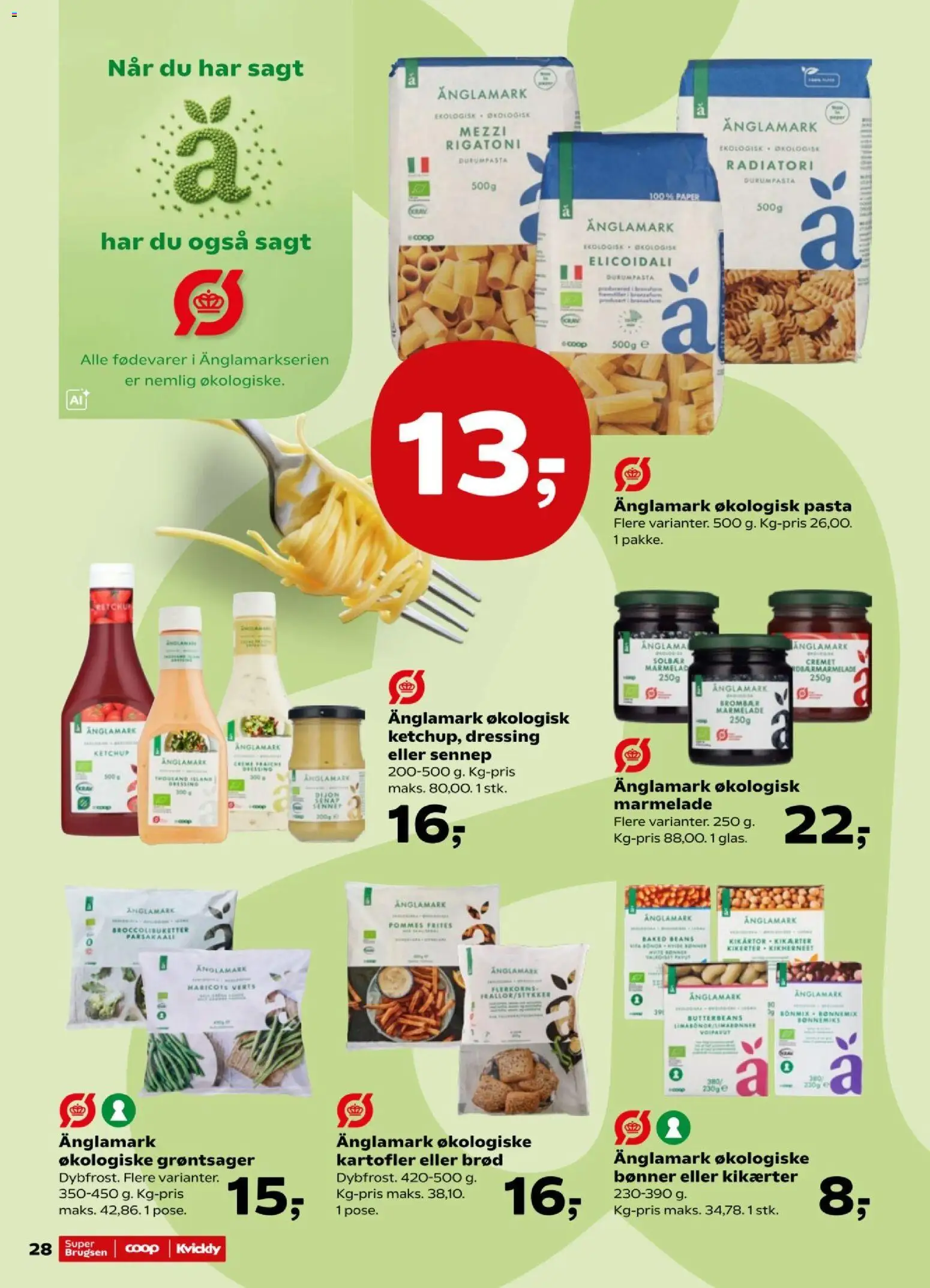 Kvickly tilbudsavis – gyldig fra 09/10/2026 | Side: 29 | Produkter: Pommes frites, Bønner, Marmelade, Solbær