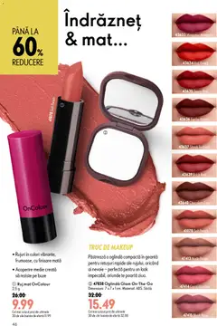 Ofertele Oriflame valabile de la 29.07.2026 | Pagină: 46 | Produse: Geantă, Oglindă, Blush, Ruj