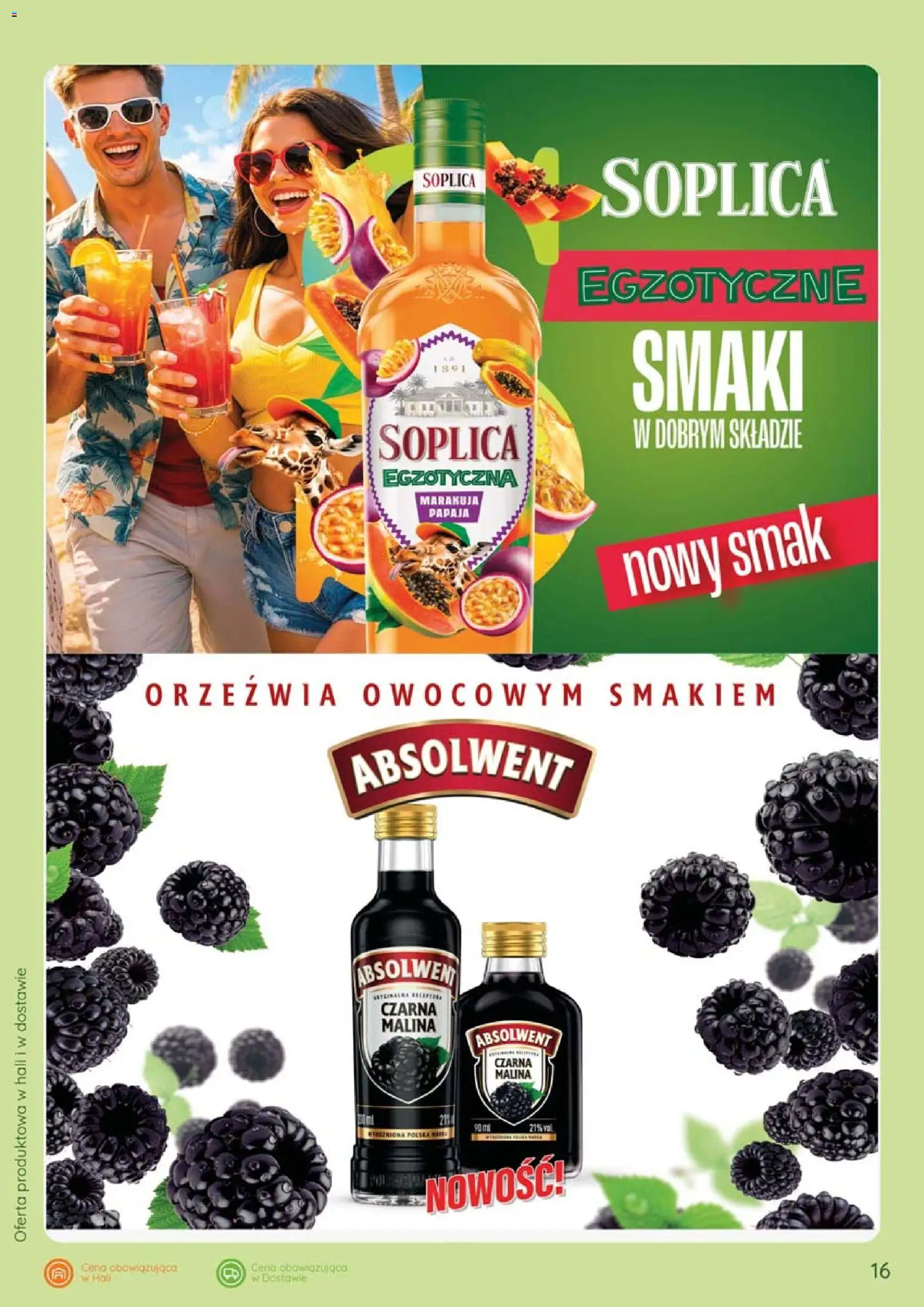 Eurocash gazetka - Katalog Alkoholowy od 01.06.2026 | Strona: 16 | Produkty: Malina, Papaja