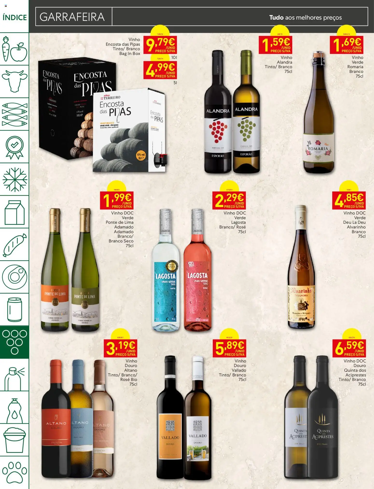 Recheio folheto │ válido de 18/08/2026 | Página: 26 | Produtos: Vinho branco, Lagosta, Vinho, Lima