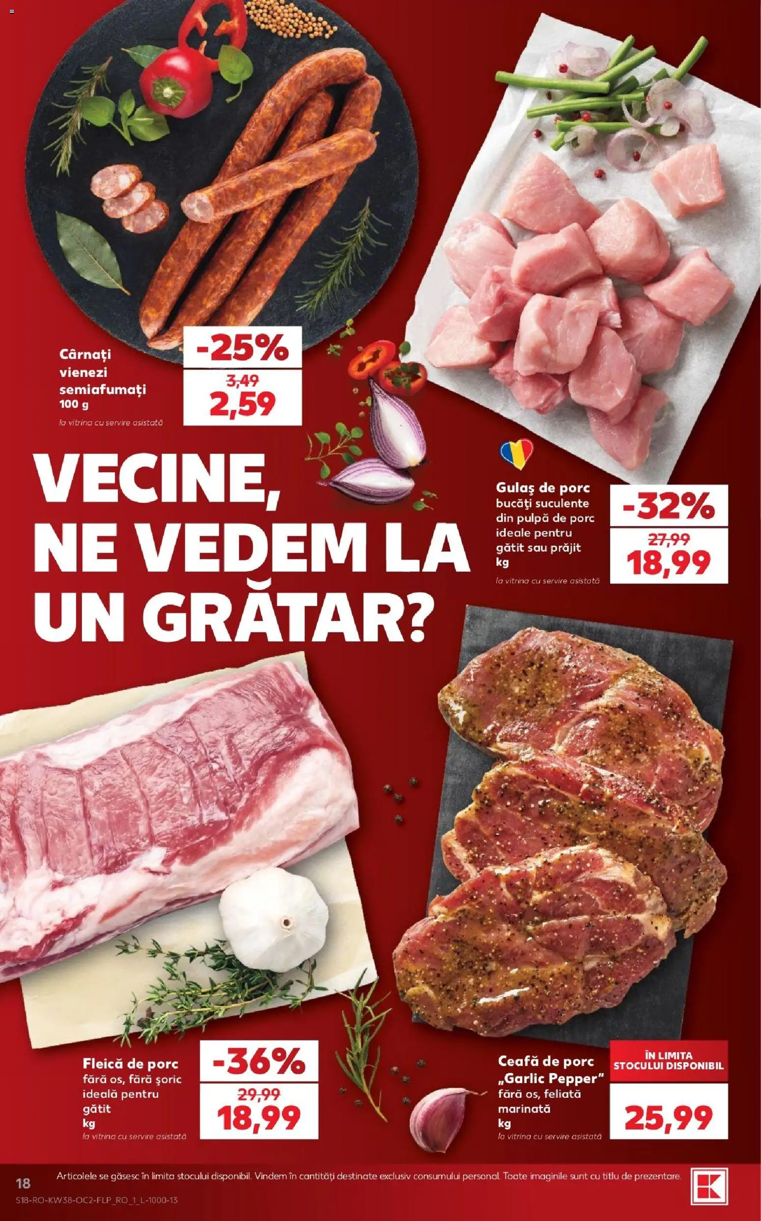Kaufland RO akciós ujság - amely érvényes a következő dátumtól: 2026.09.16. | Oldal: 18