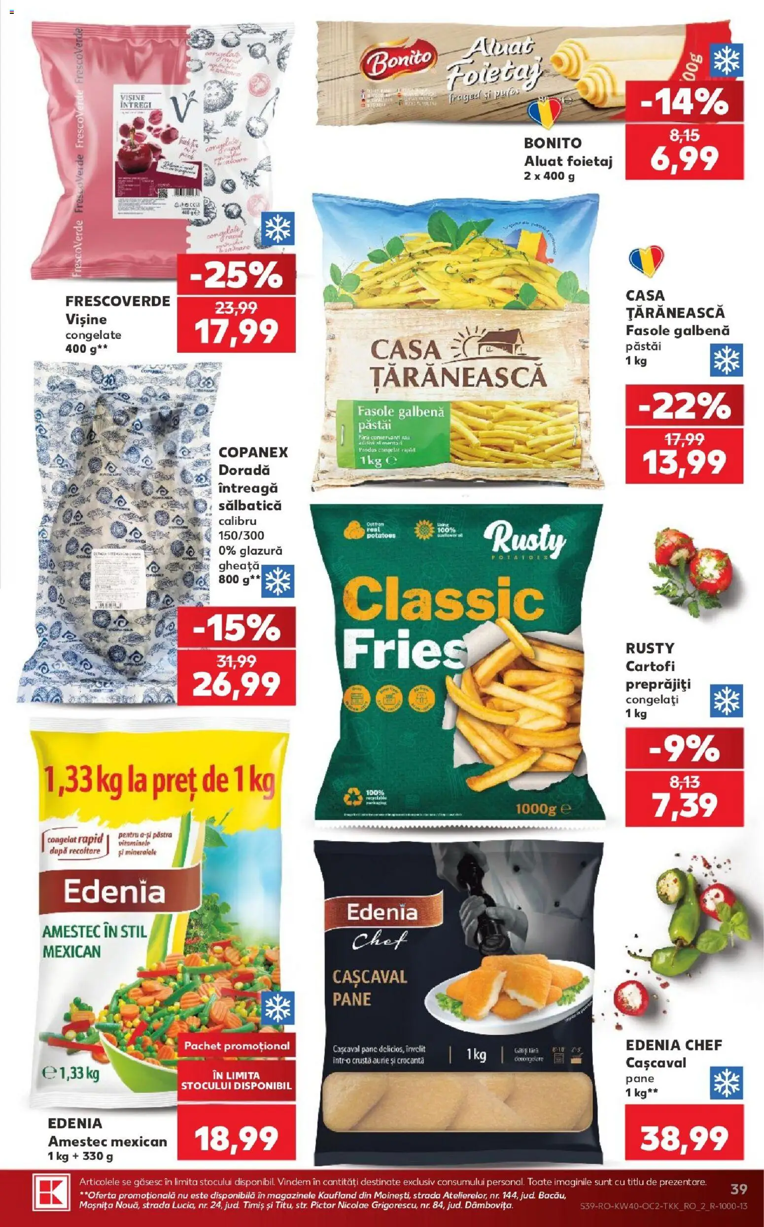 Kaufland RO akciós ujság - amely érvényes a következő dátumtól: 2026.09.30. | Oldal: 39