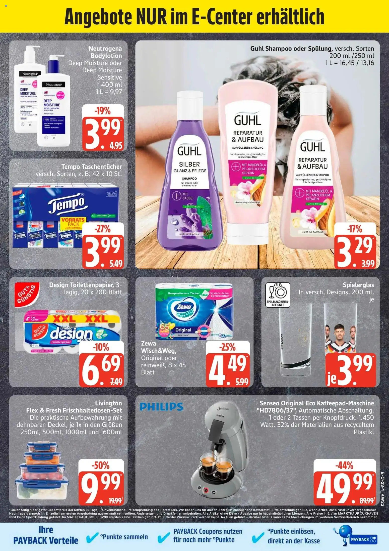 Marktkauf Prospekt Heide – gültig ab 01.06.2026 | Seite: 23 | Produkte: Senseo, Shampoo, Spülung, Server