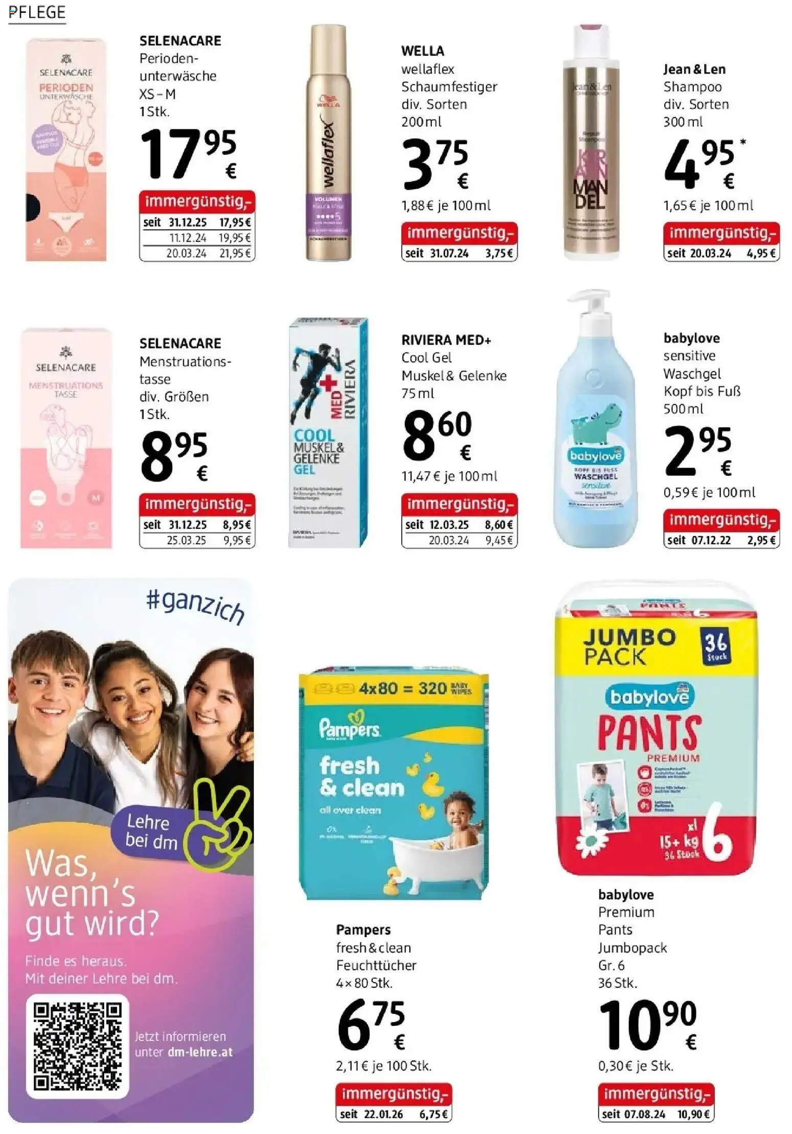 dm drogerie markt Flugblatt  / 2026 von 08.10.2026 - Aktuelle Angebote | Seite: 8 | Produkte: Unterwäsche, Pampers, Shampoo