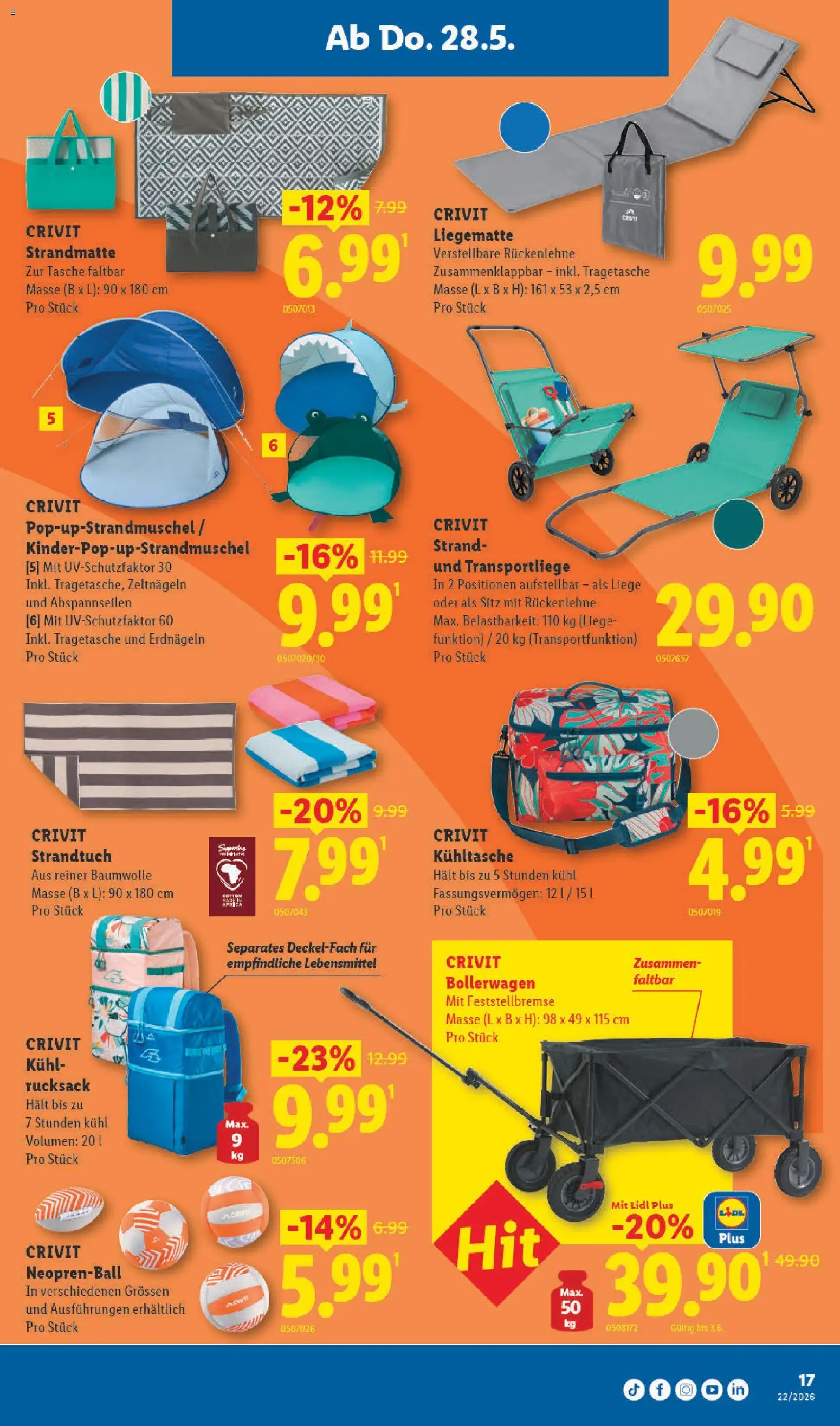 Lidl aktionen – gültig ab 28.05.2026 | Seite: 17