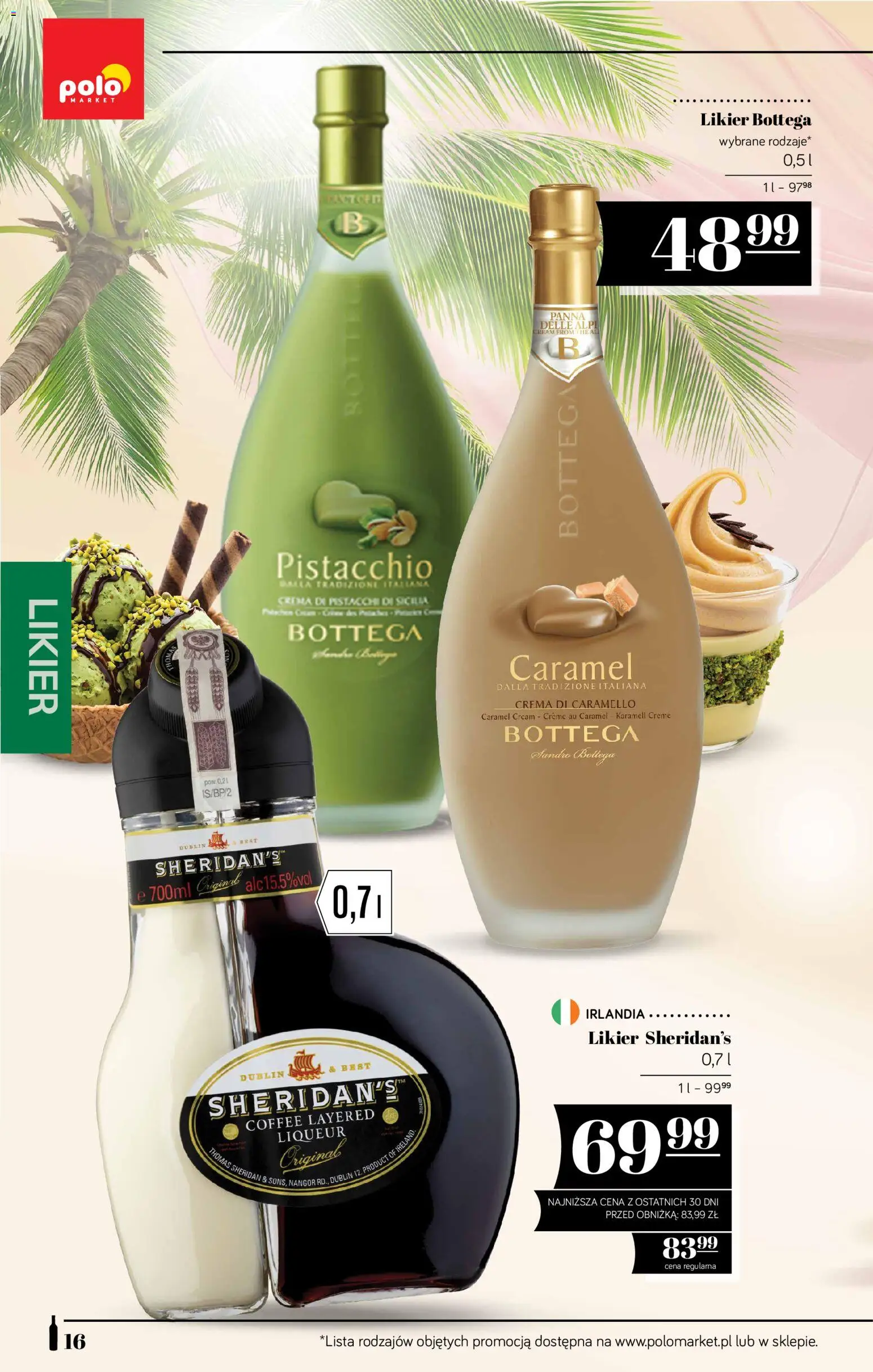 POLOmarket katalog - Alkoholi od 13.08.2026 | Strona: 16 | Produkty: Sheridan's, Likier Sheridan's
